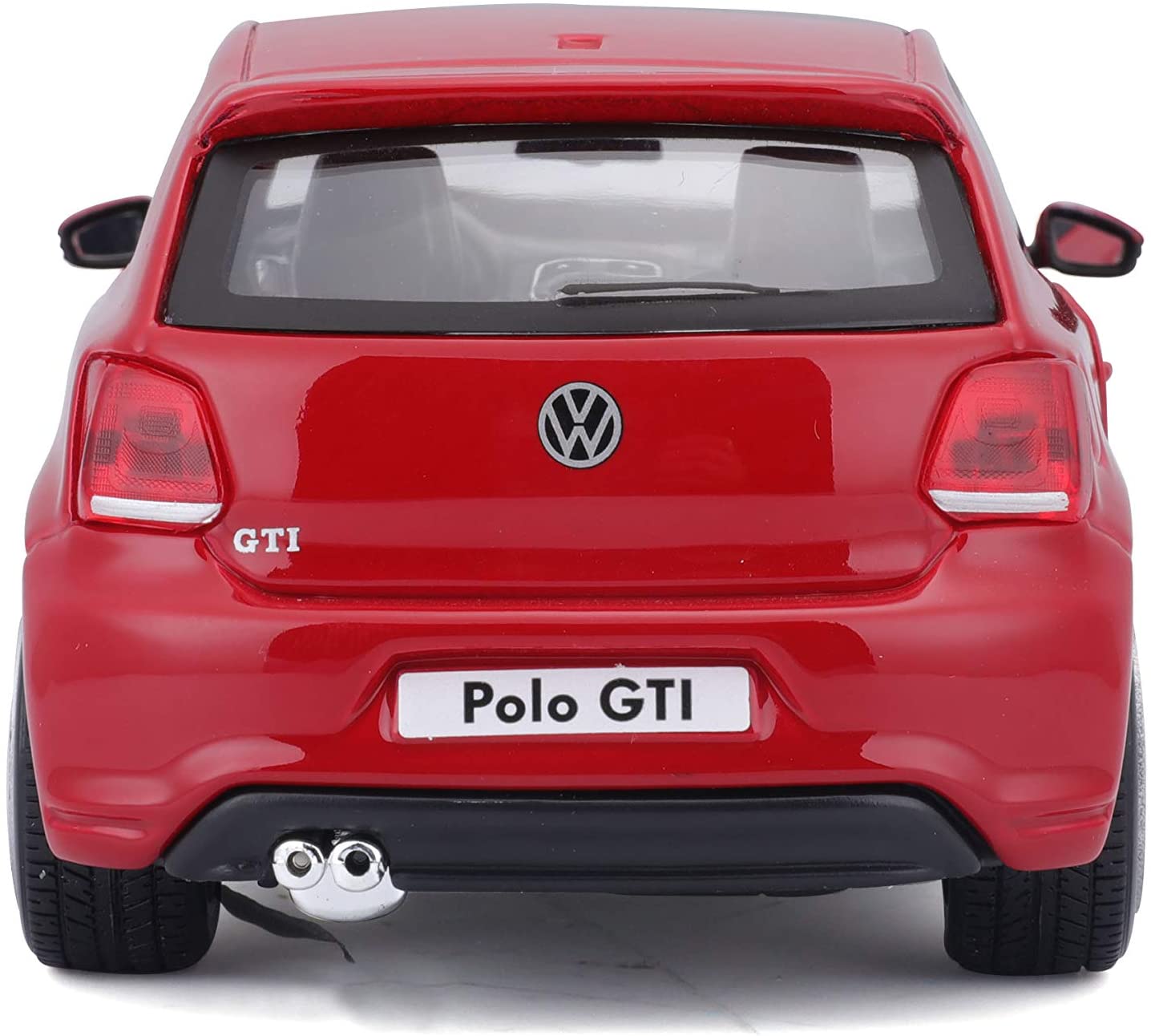 Bburago 18-21059 - Modellauto - VW Polo GTI Mark 5  (rot, Maßstab 1:24)