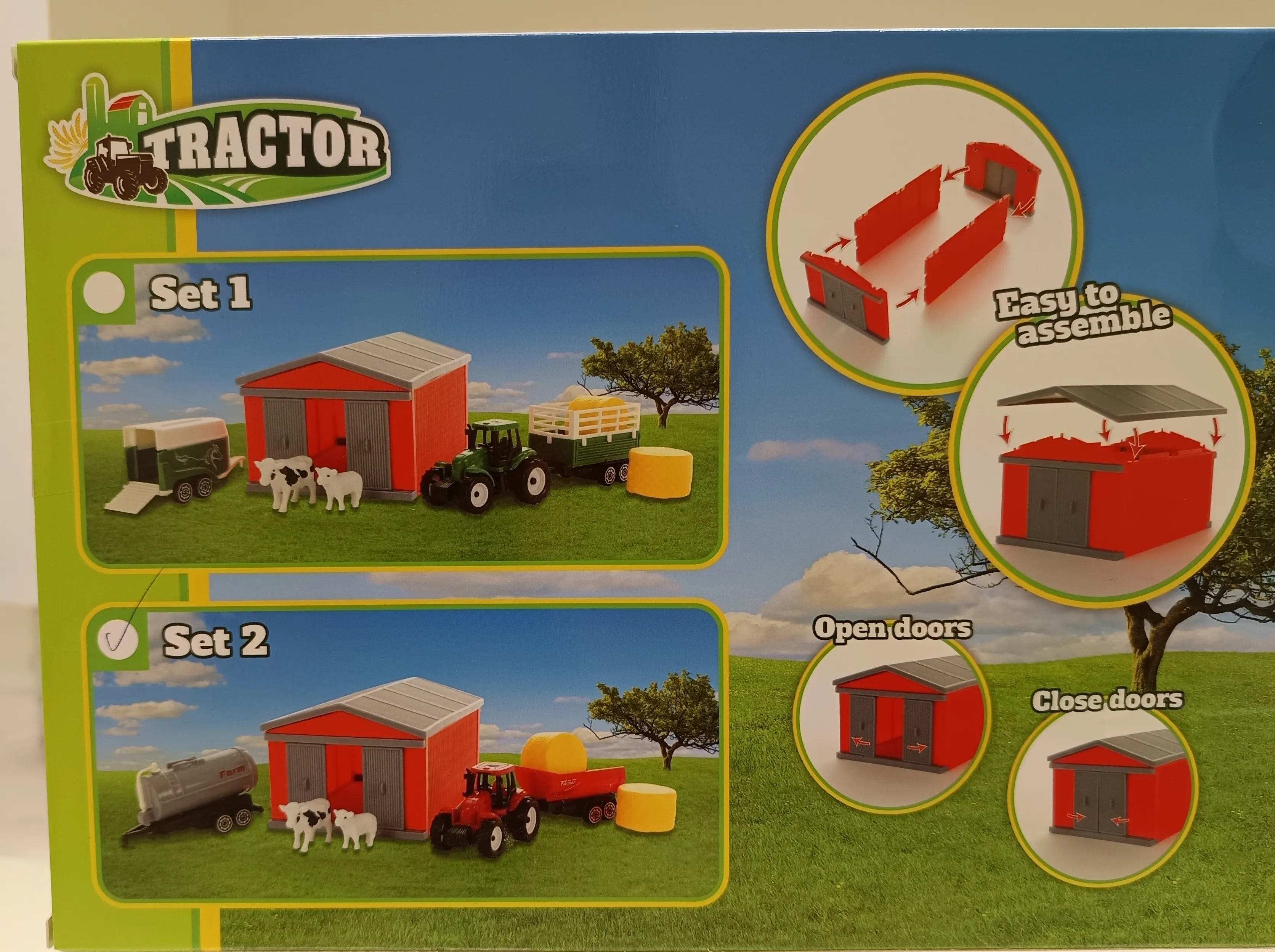 Toi-Toys 28454Z - TRACTOR Set Scheune + Traktor