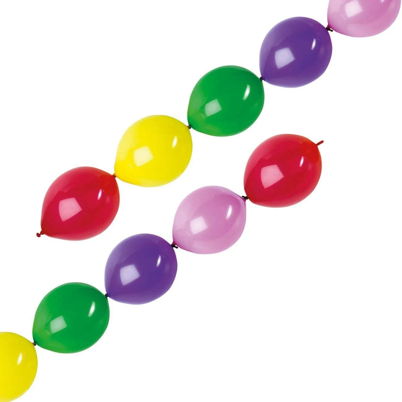 Amscan 48382 - Ballon-Girlande (mehrfarbig, 8 Ballons)