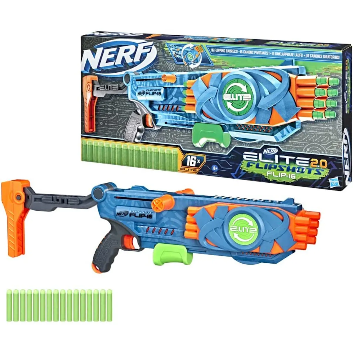 Hasbro - NERF - Elite 2.0 Flip 16 Hasbro - NERF - Elite 2.0 Flip 16