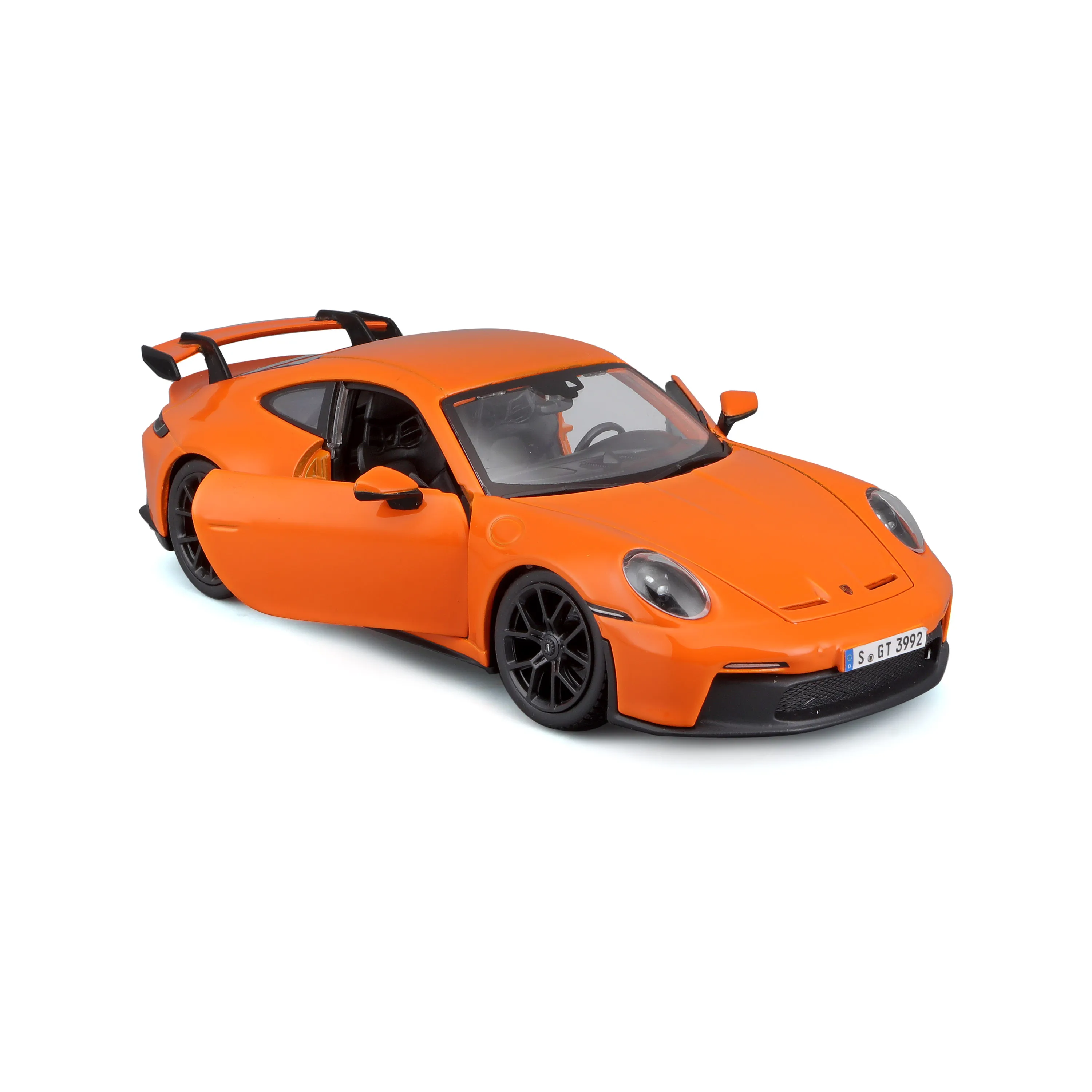 Bburago 18-21104 - Modellauto - Porsche 911 GT3 '21 (orange, Maßstab 1:24)