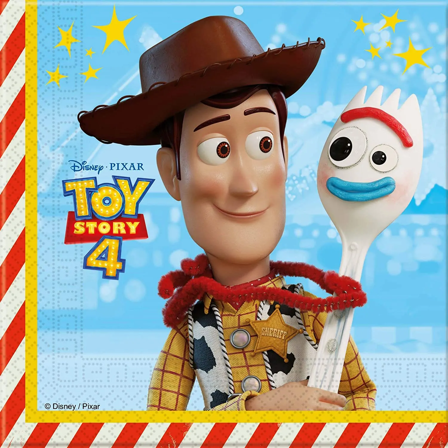 Procos - Toy Story 4 - Servietten (33x33cm, 20 Stück)