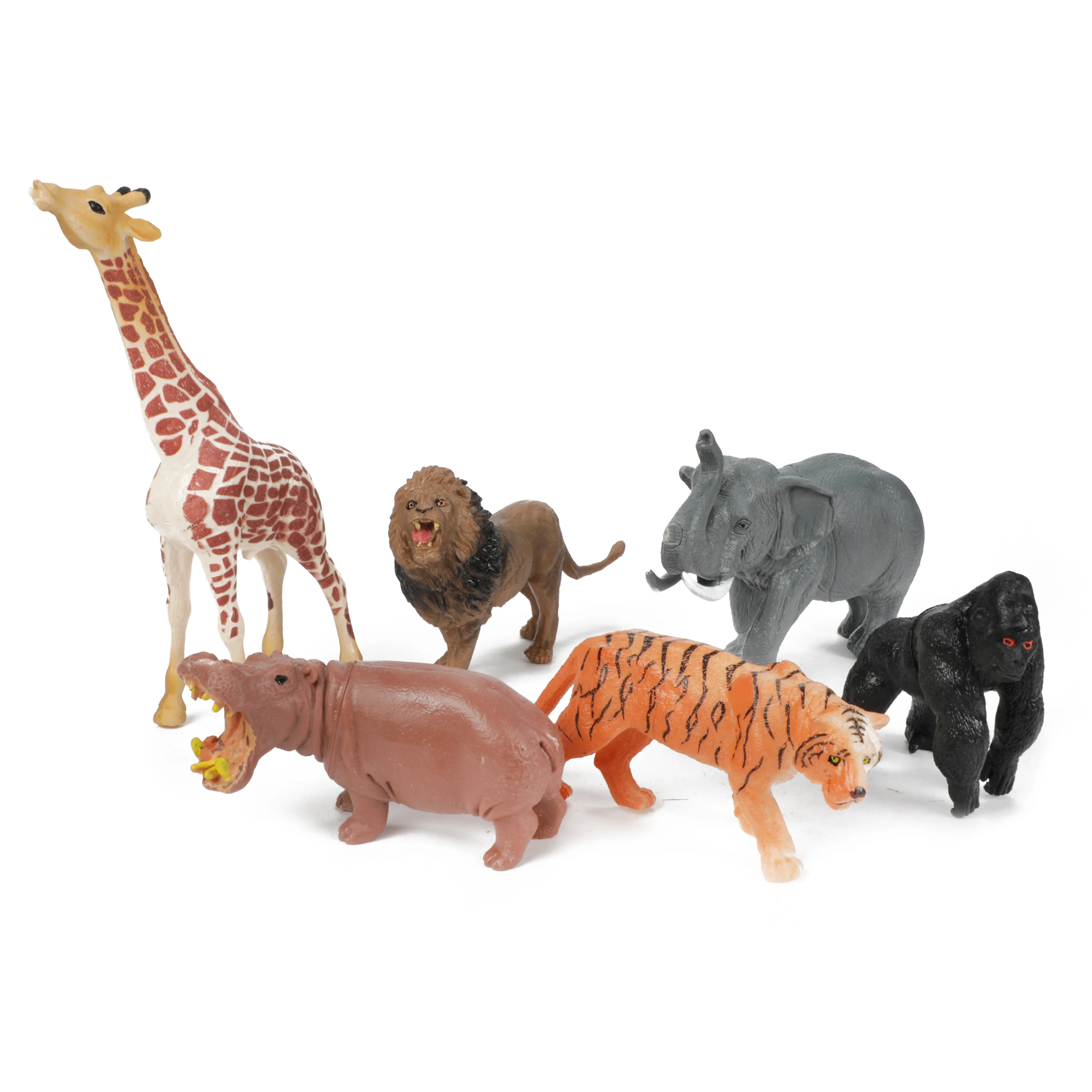Toi-Toys - Animal World Tierfiguren - 6 Wilde Tiere