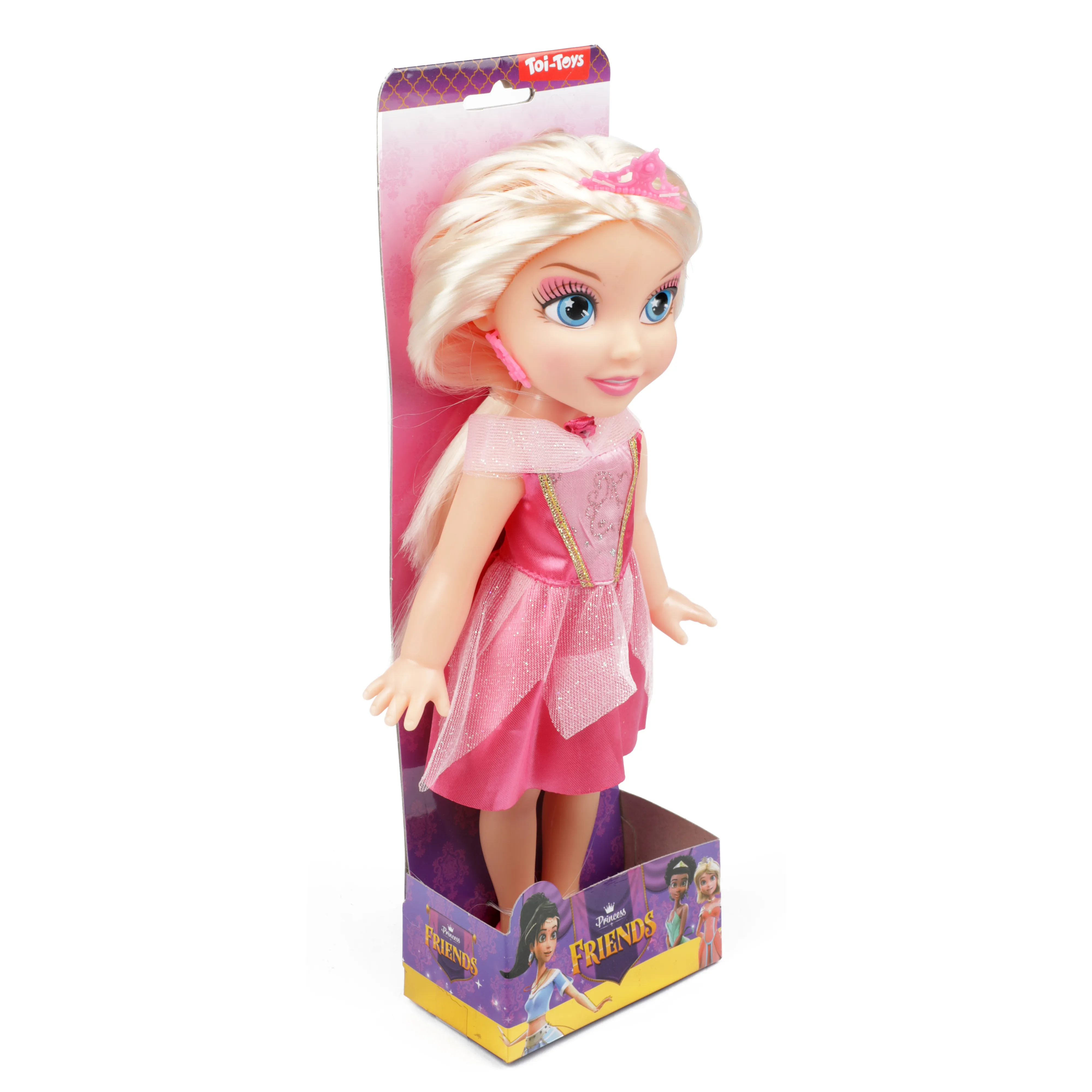 Toi-Toys - PRINCESS FRIENDS - Prinzessin - Puppe rosa (30cm)