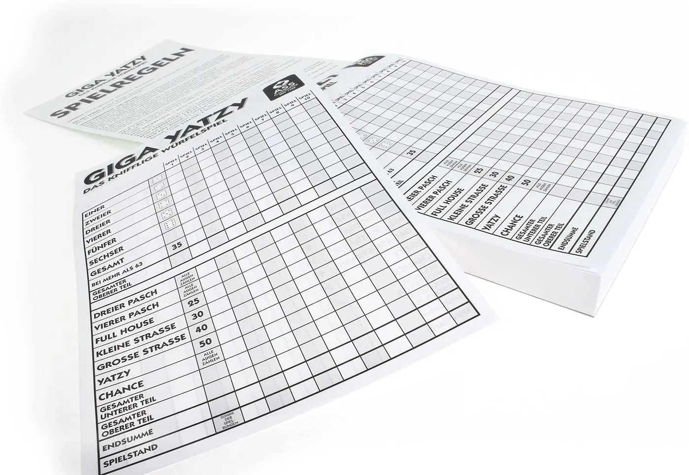 ASS Altenburger - Giga Yatzy - Block für 3200 Spiele