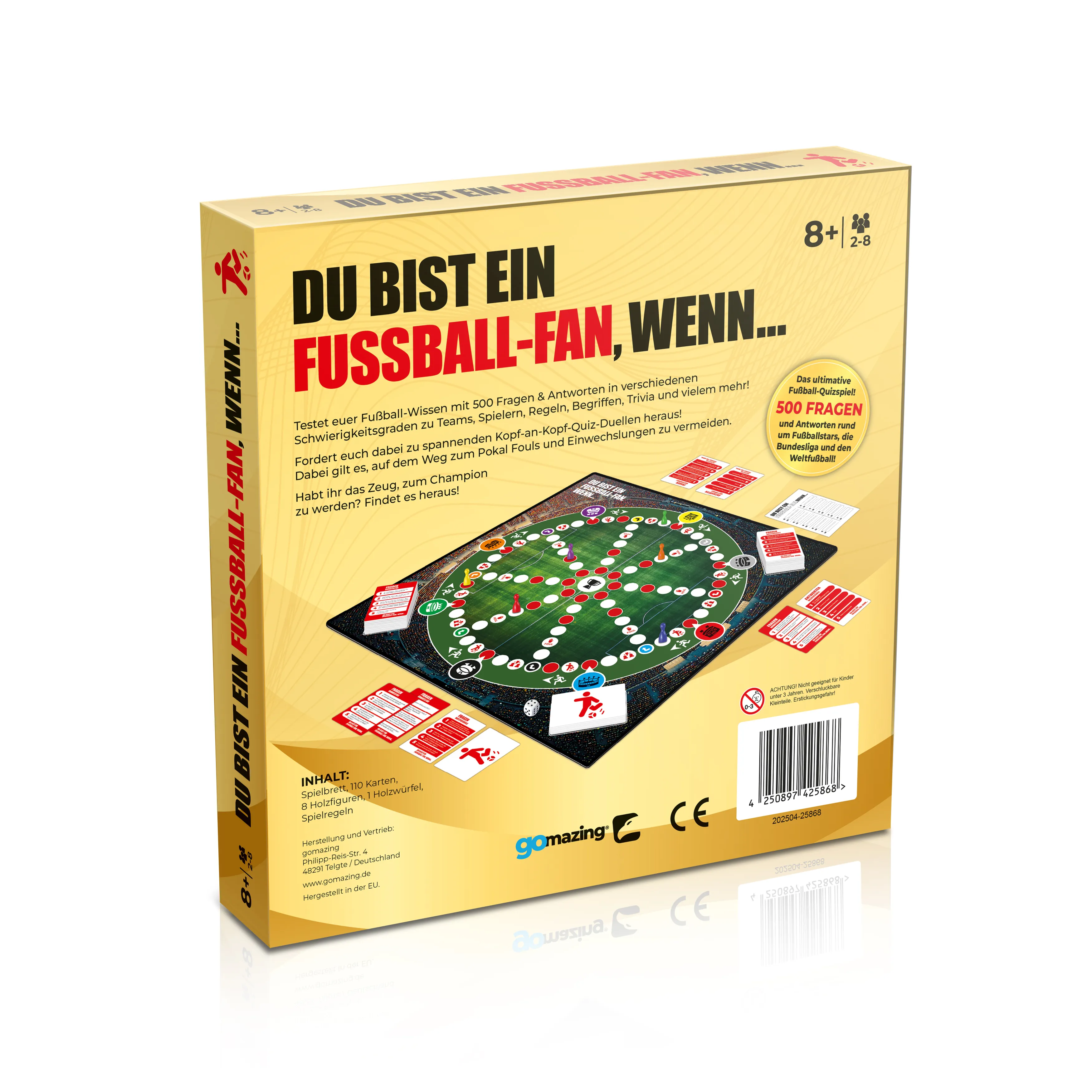 Quizspiel 2er Set - Du bist ein Fussball-Fan, wenn.. + Trumpfstars Fußball Weltstars