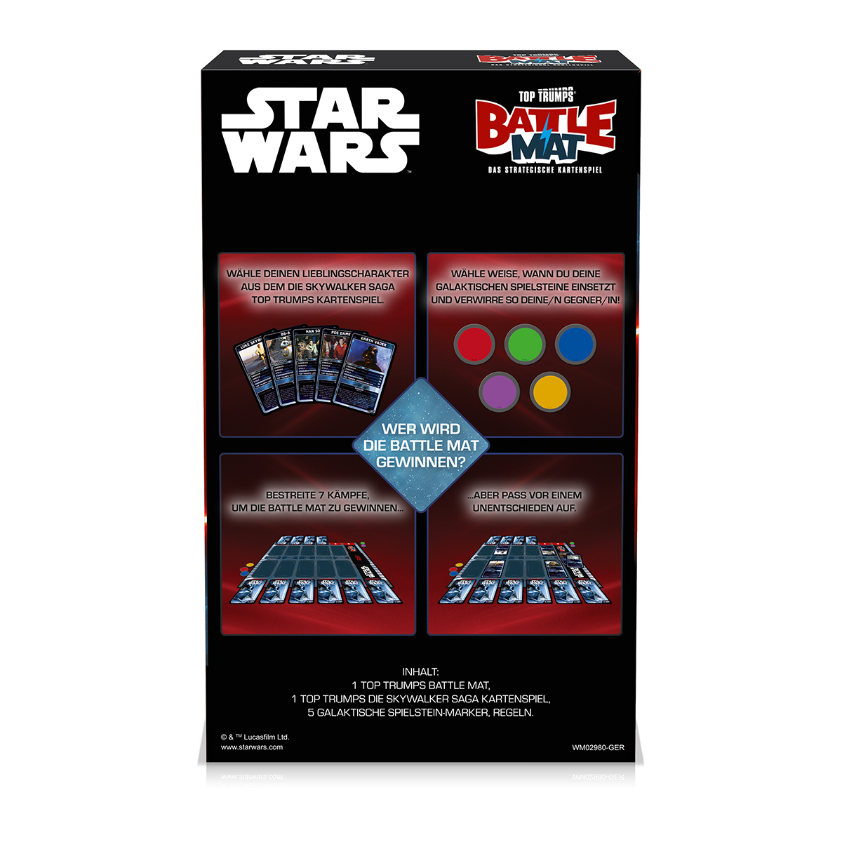 Battle Mat - Star Wars inkl. Top Trumps