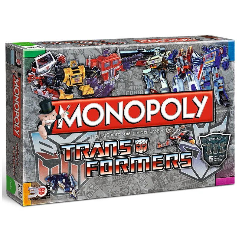 Monopoly Transformers + Risiko Transformers + Top Trumps Transformers