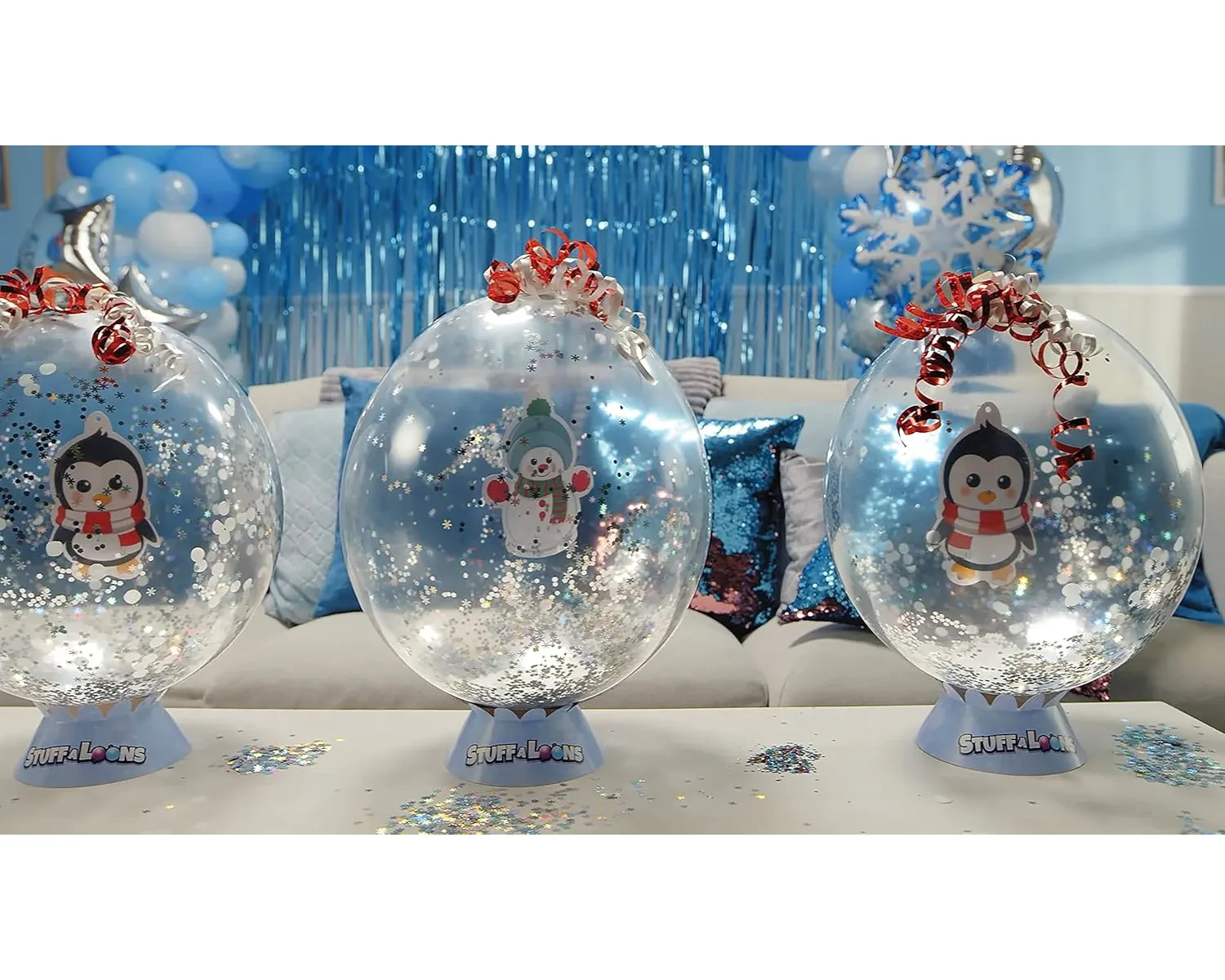 BOTI 37367 - STUFFALOONS - Schneekugel Ballon Station