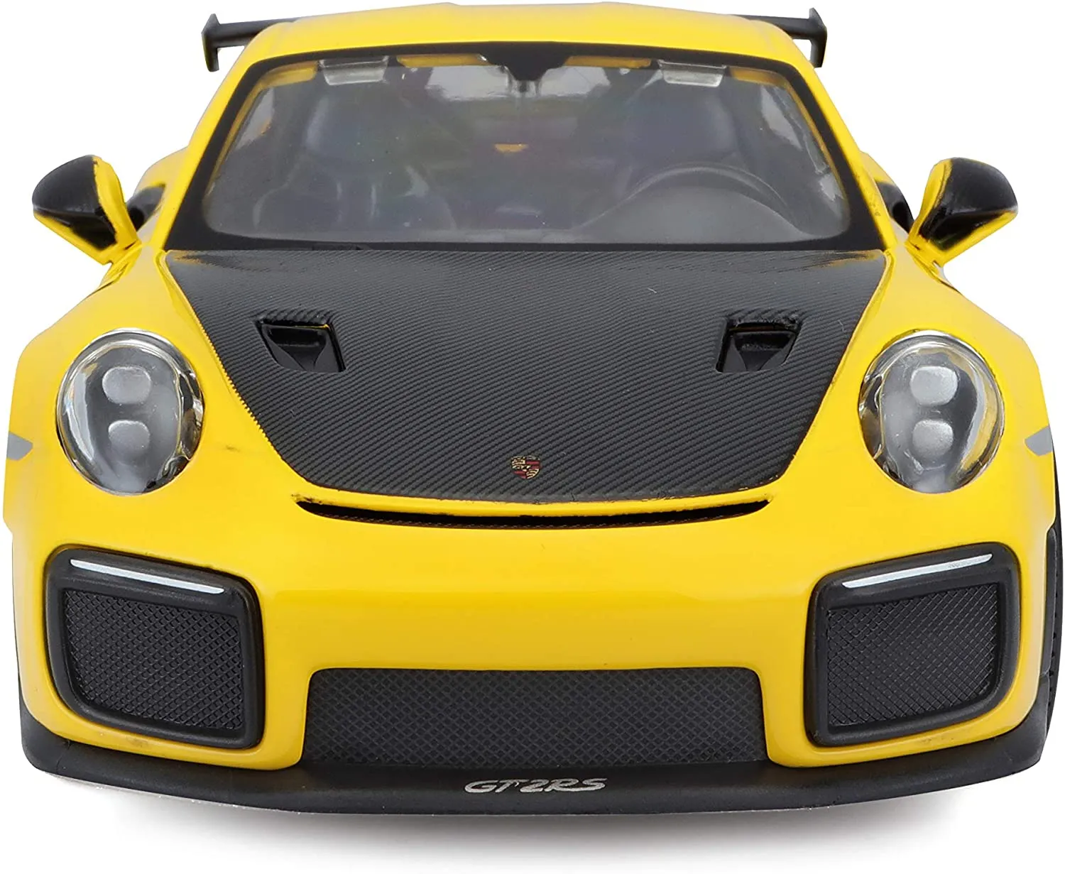 Maisto 31523 - Modellauto - Porsche 911 GT2 RS (gelb-schwarz, Maßstab 1:24)