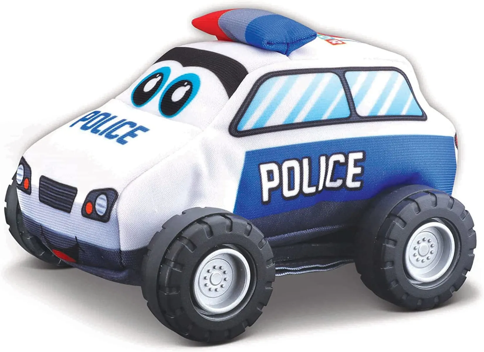 BB Junior 16-89053 - Spielzeugauto - Polizeiauto (blau-weiß, 11,5cm)
