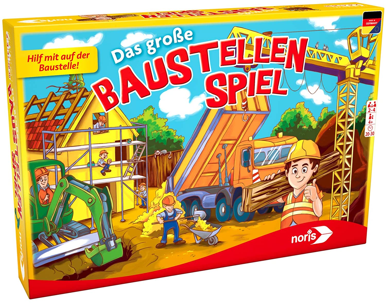 Baustellenspiel 2er Set: Das große Baustellenspiel + Bob der Baumeister: Auf der Baustelle