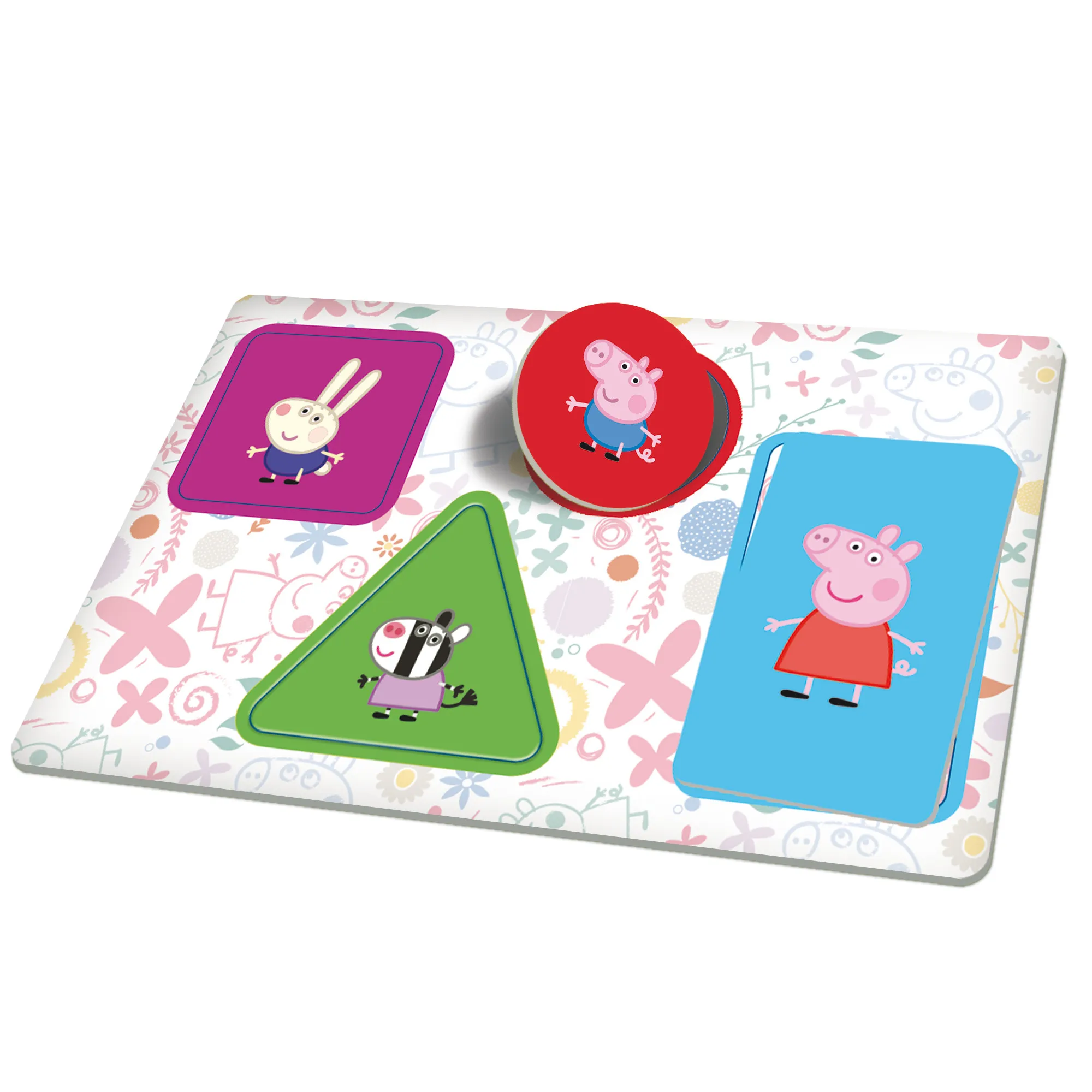Lisciani 89208 - Peppa Wutz Super Desk Edugames Lerntisch mit Spielen