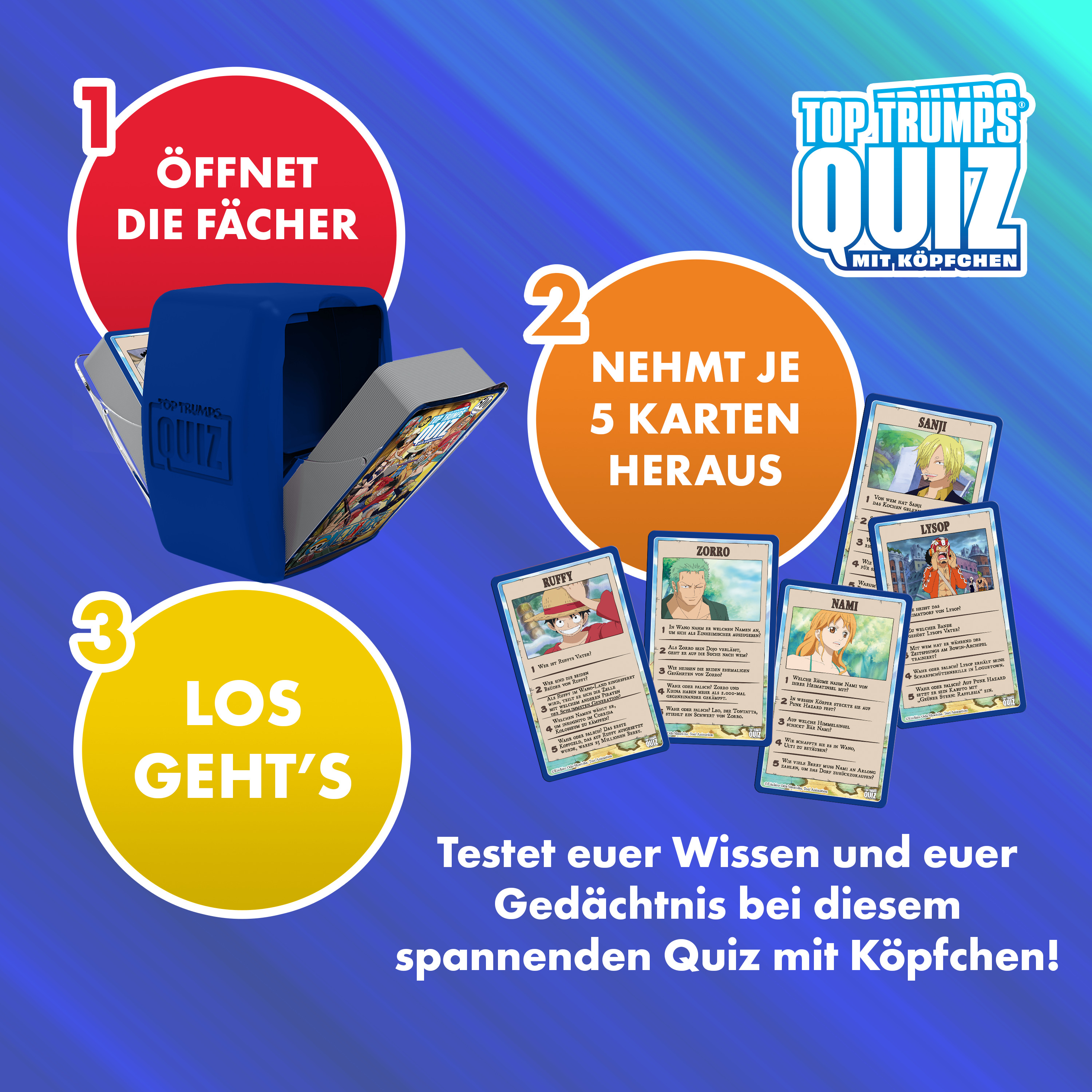 Top Trumps Quiz - One Piece