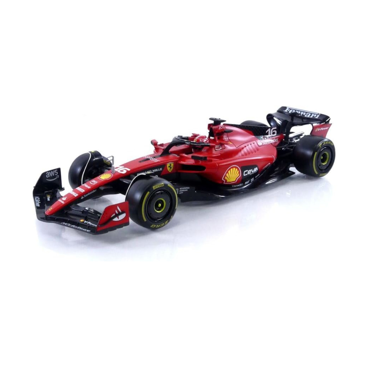 Bburago 18-16812L - Modellauto - F1 Ferrari SF-23, 2023 Leclerc (Maßstab 1:18) Bburago 18-16812L - Modellauto - F1 Ferrari SF-23, 2023 Leclerc (Maßstab 1:18)