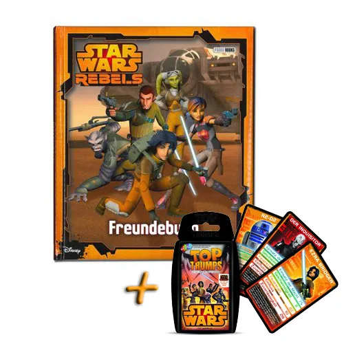 Star Wars Rebels Freundebuch + Top Trumps Rebels
