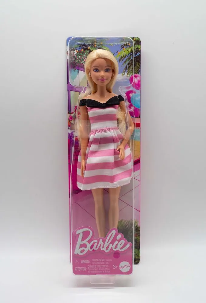 Mattel HTH66 - Barbie - Puppe, blond, 65. Jahrestag