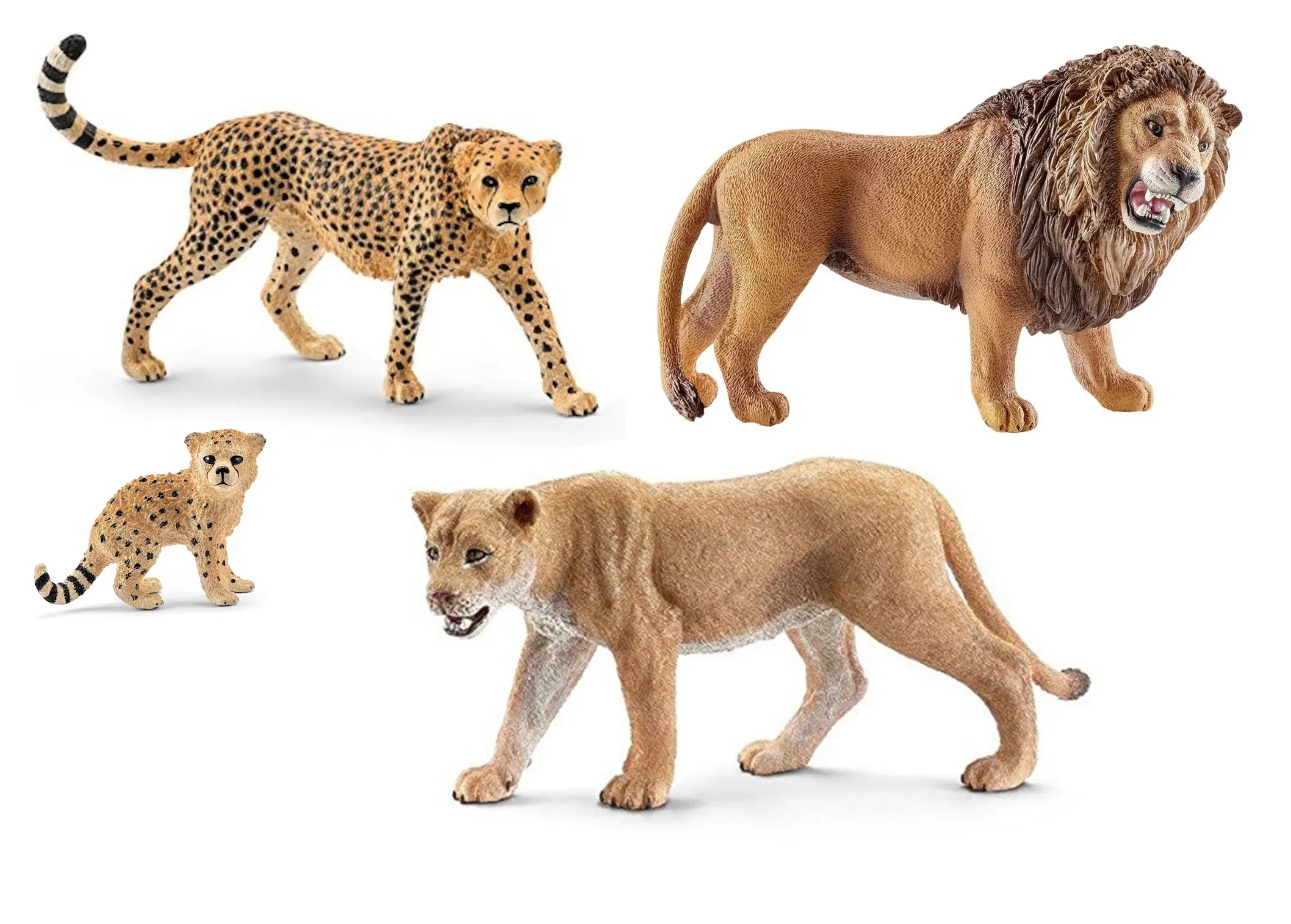 Schleich - Tierfiguren - Afrika-Set mit 12 Tieren