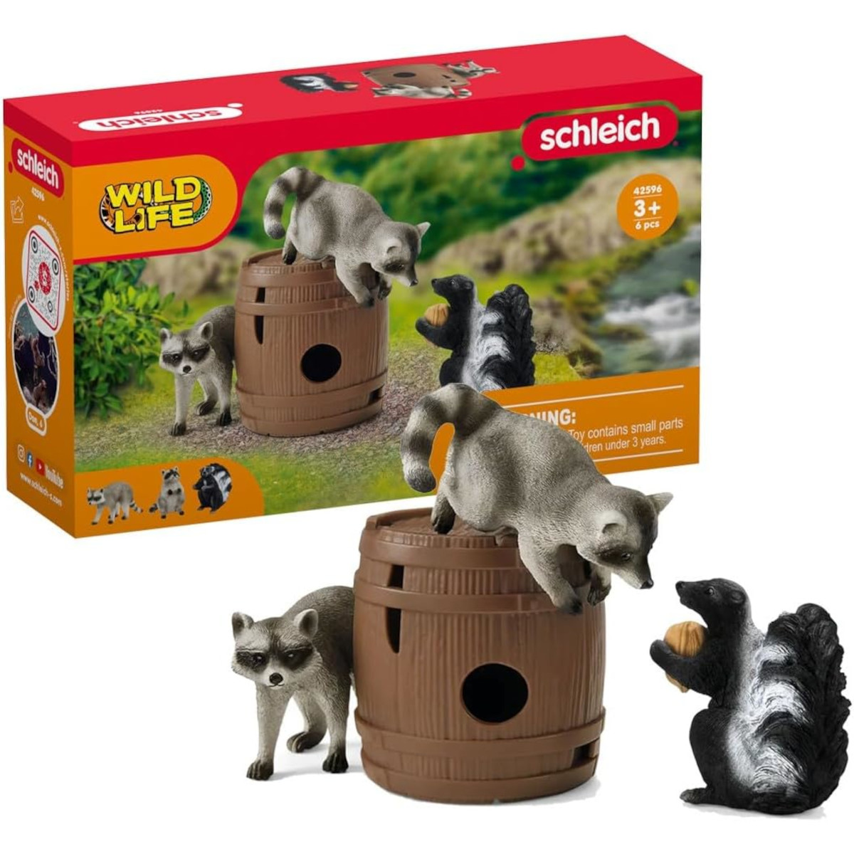 Schleich 42596 - Tierfiguren Wild Life - Spielspaß um die Nuss Schleich 42596 - Tierfiguren Wild Life - Spielspaß um die Nuss