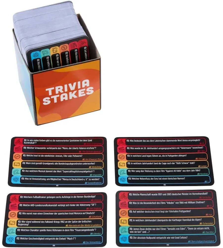 Mattel - Brettspiel - Trivia Stakes