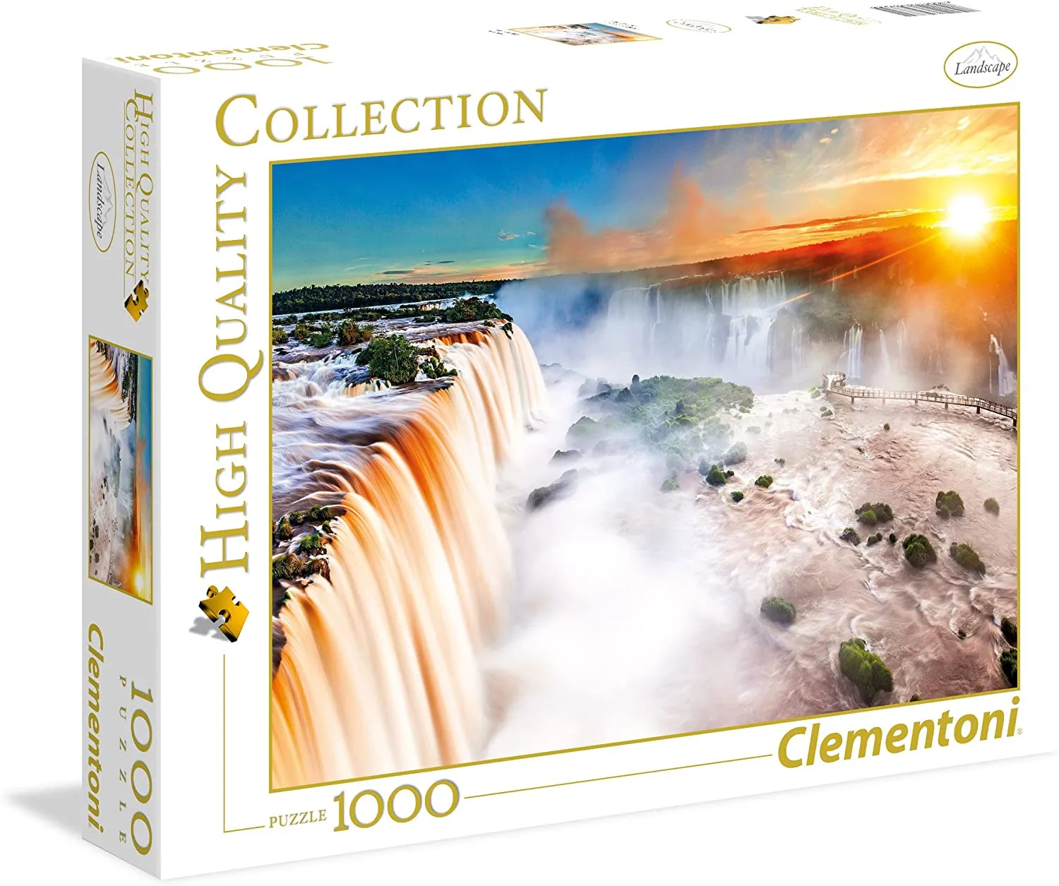 Clementoni Puzzle 39385 - Wasserfall (1000 Teile)