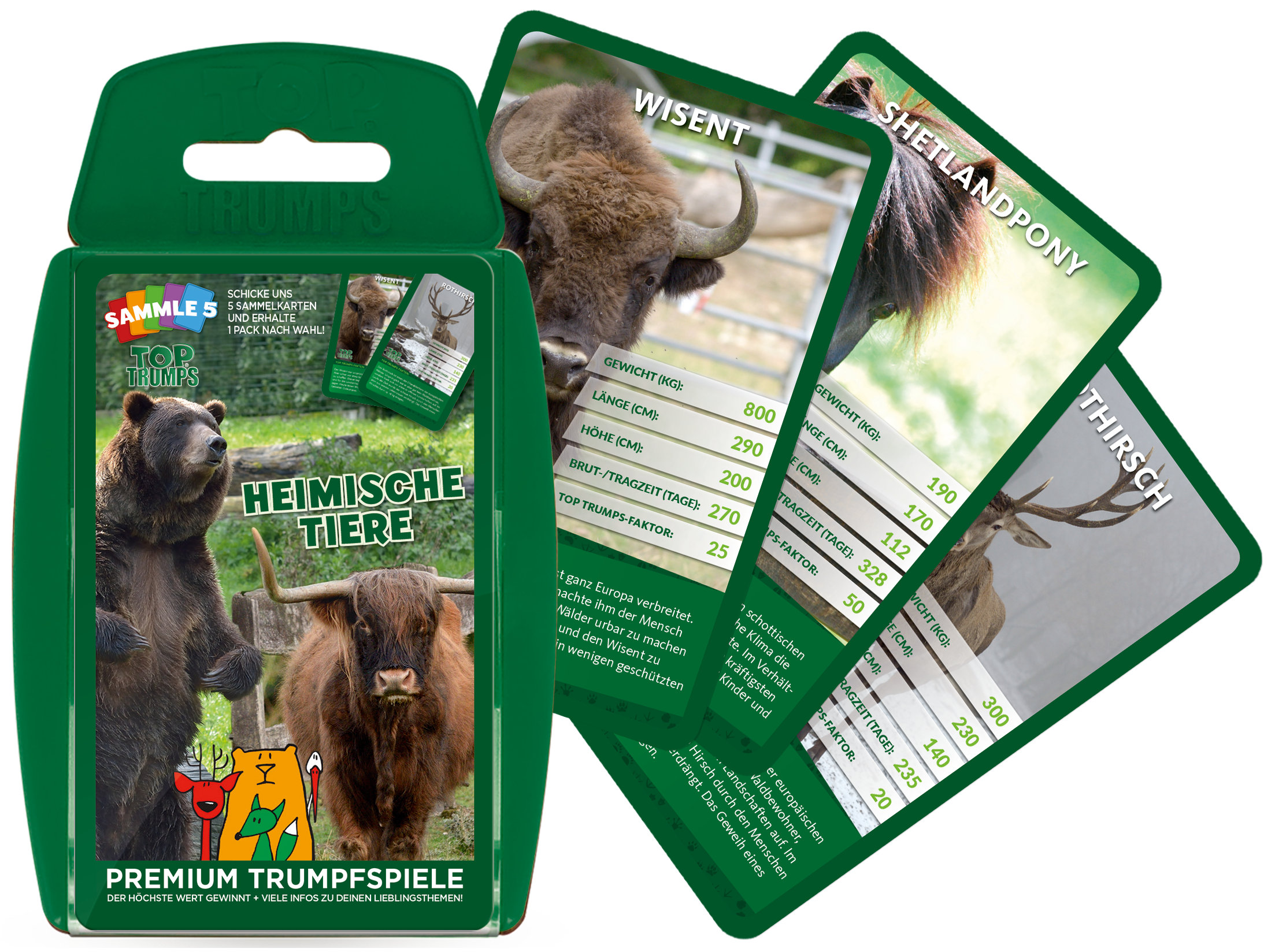 Top Trumps - Heimische Tiere