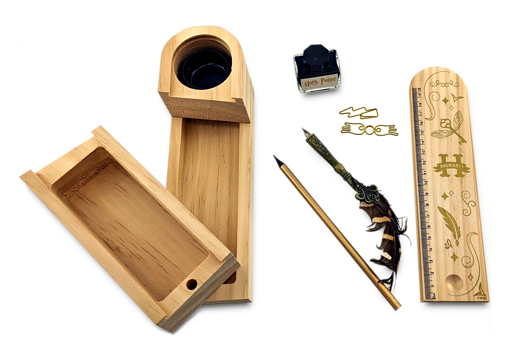 Cluedo - Harry Potter + Holz-Schreibset