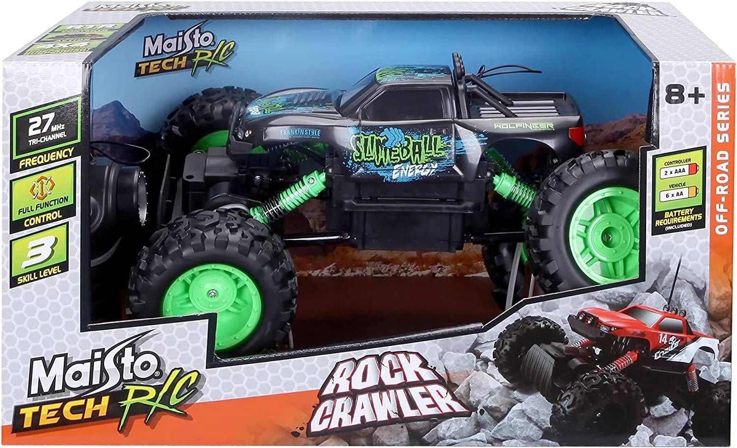 Maisto Tech 82746 - Ferngesteuertes Auto - Rock Crawler (schwarz, 32cm)