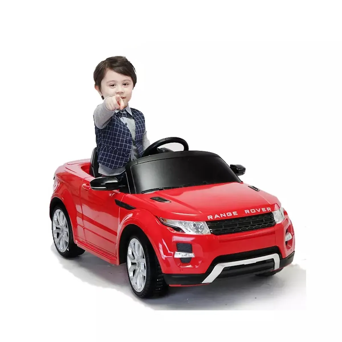Rastar - Ride-On Elektroauto für Kinder - Range Rover Evoque (rot)