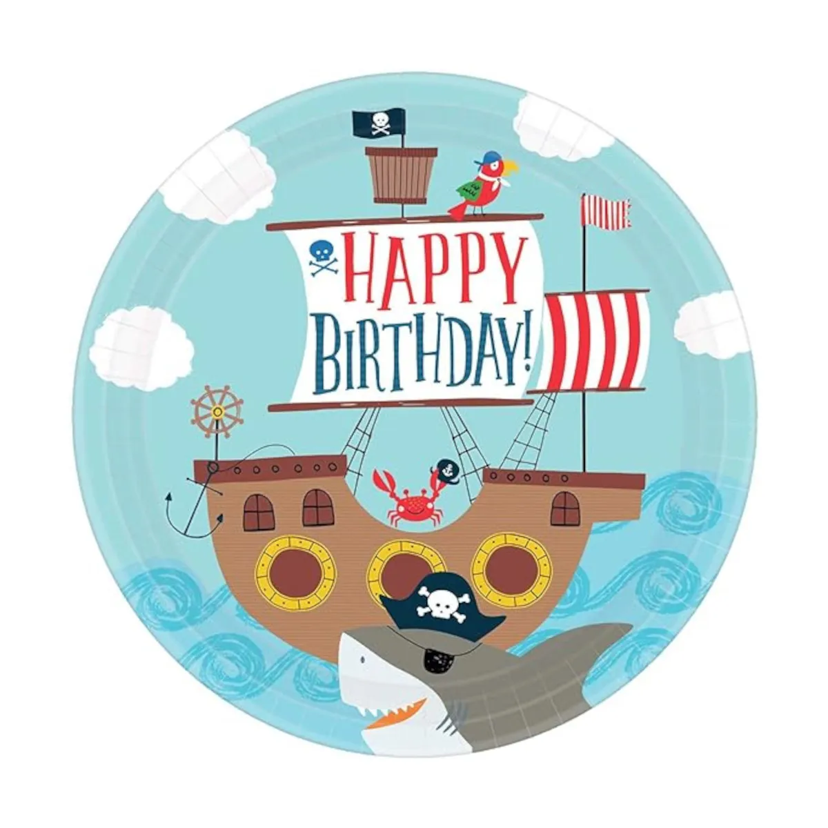 Ahoi, Happy Birthday - Kindergeburtstags-Set (65-teilig)