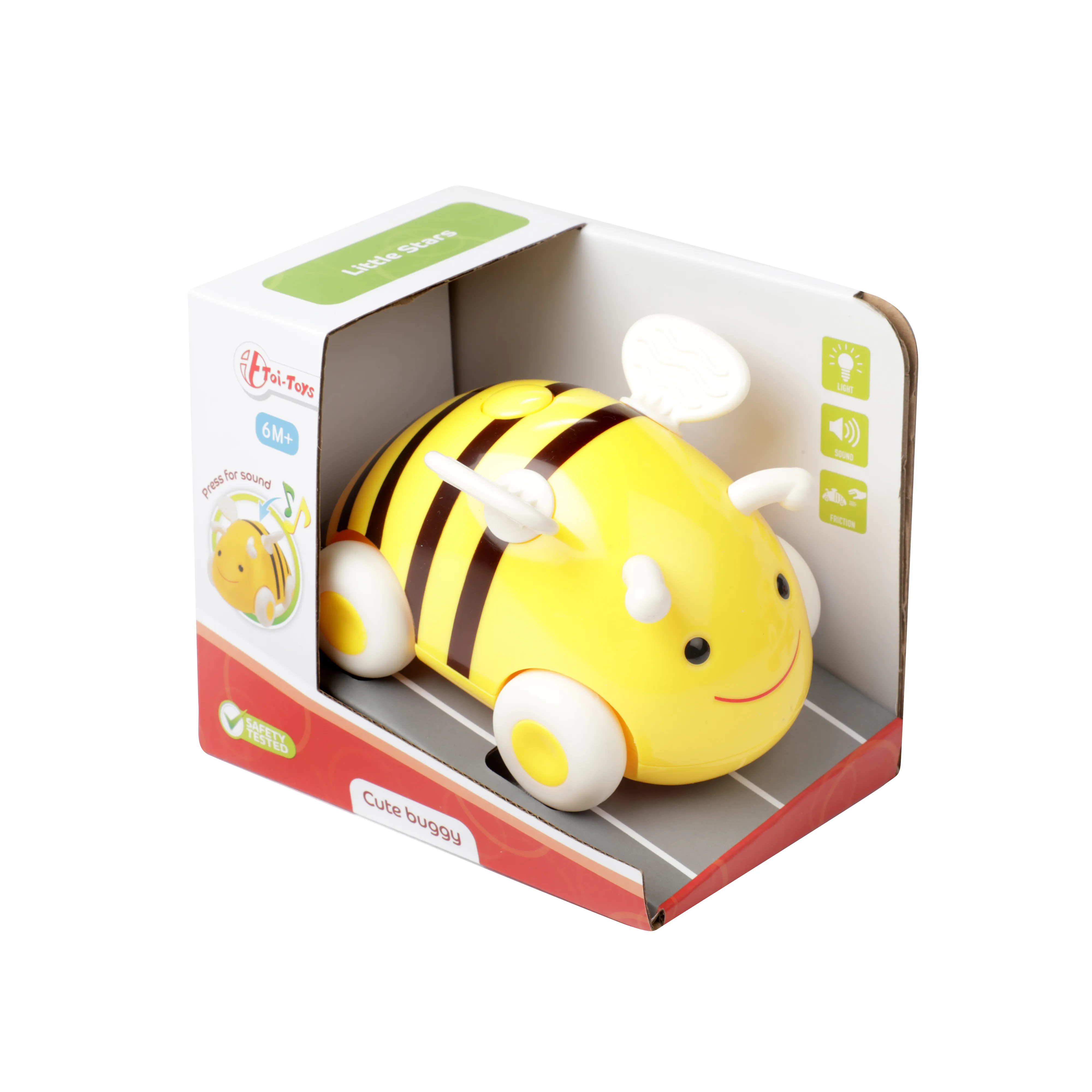 Toi-Toys LITTLE STARS Baby Insektenauto mit Licht & Sound