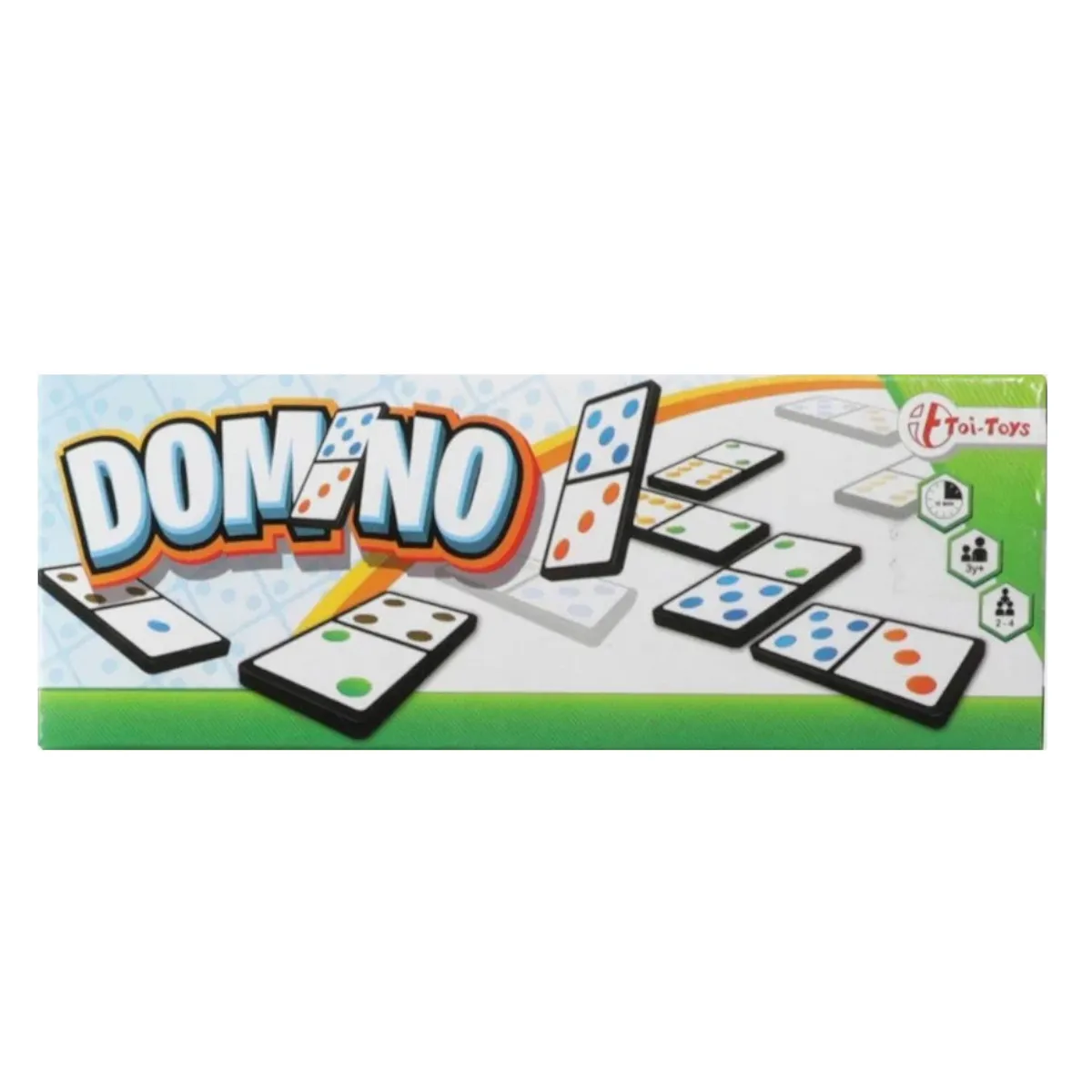Toi-Toys - Domino-Spiel - vielseitiges Zahl- und Farbenspiel