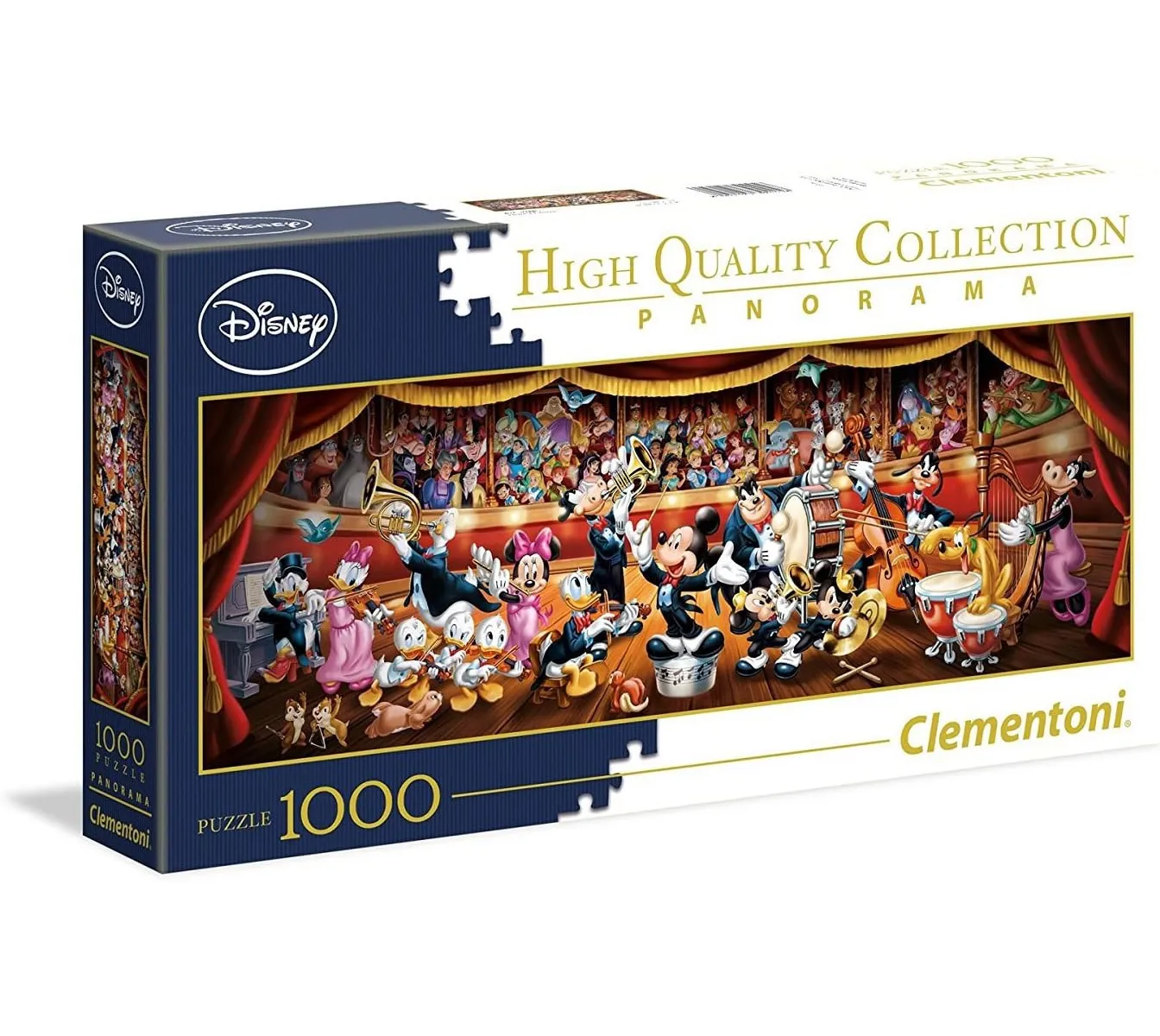 Clementoni 39445 - Panorama Puzzle - Disney Orchester