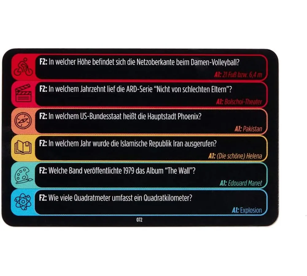 Mattel - Brettspiel - Trivia Stakes
