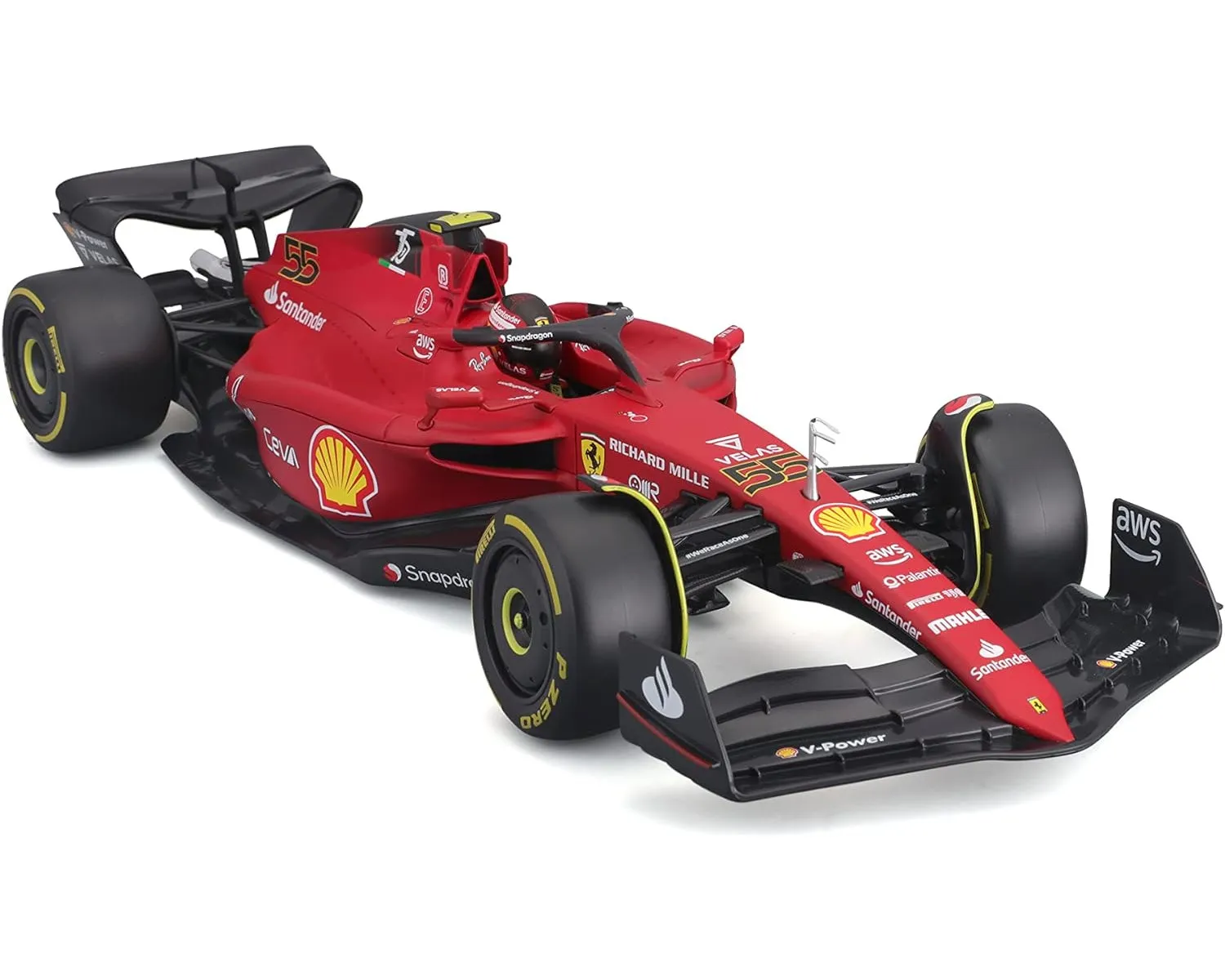 Bburago 18-16812S - Modellauto - F1 Ferrari SF-23, 2023 Sainz (Maßstab 1:18)