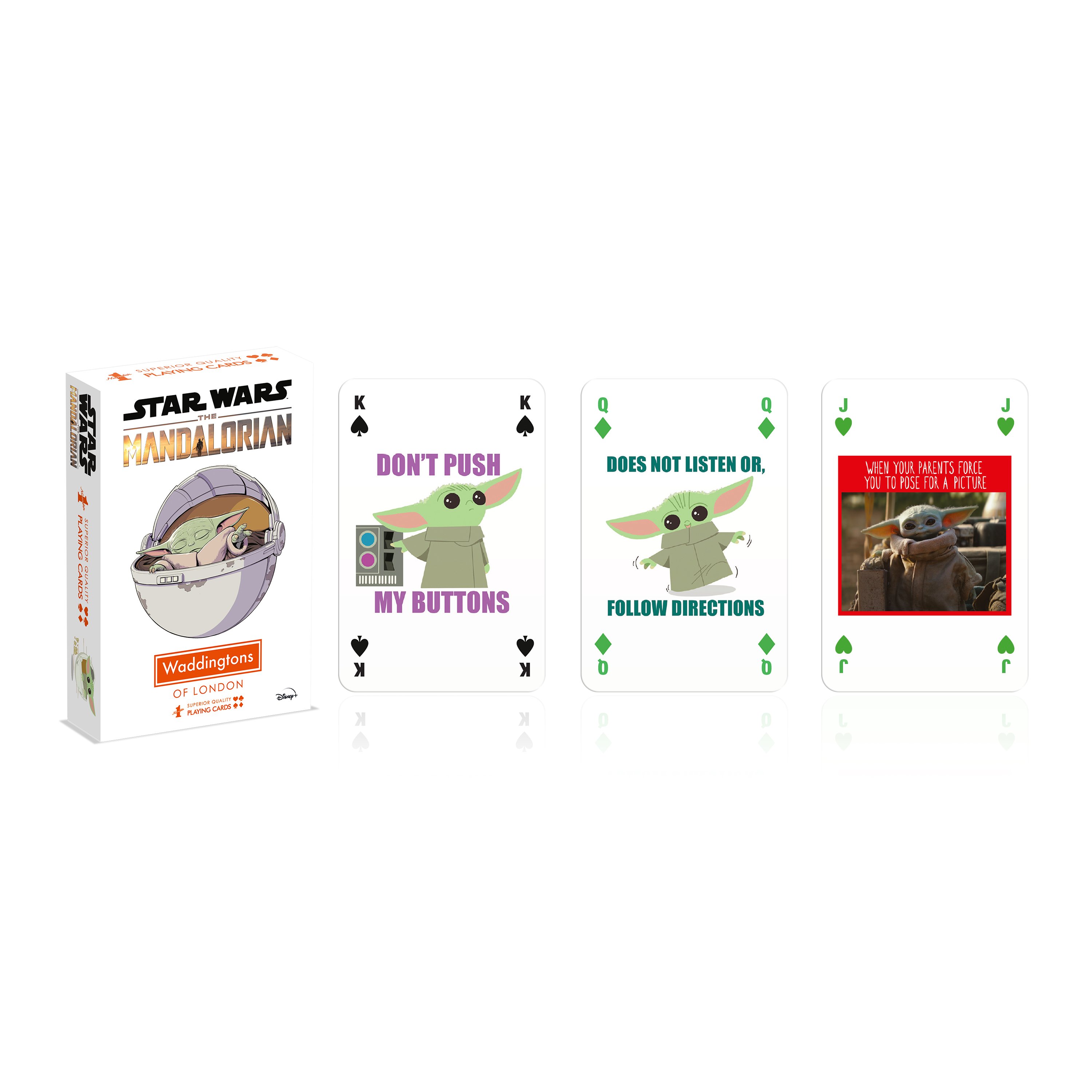 Waddingtons Number 1 Spielkarten - Star Wars Mandalorian »The Child«