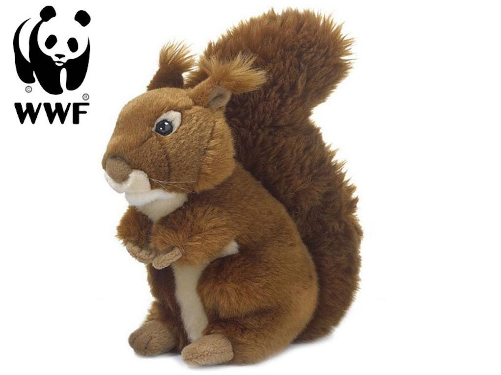 WWF - Plüschtier - Eichhörnchen (23cm, sitzend)