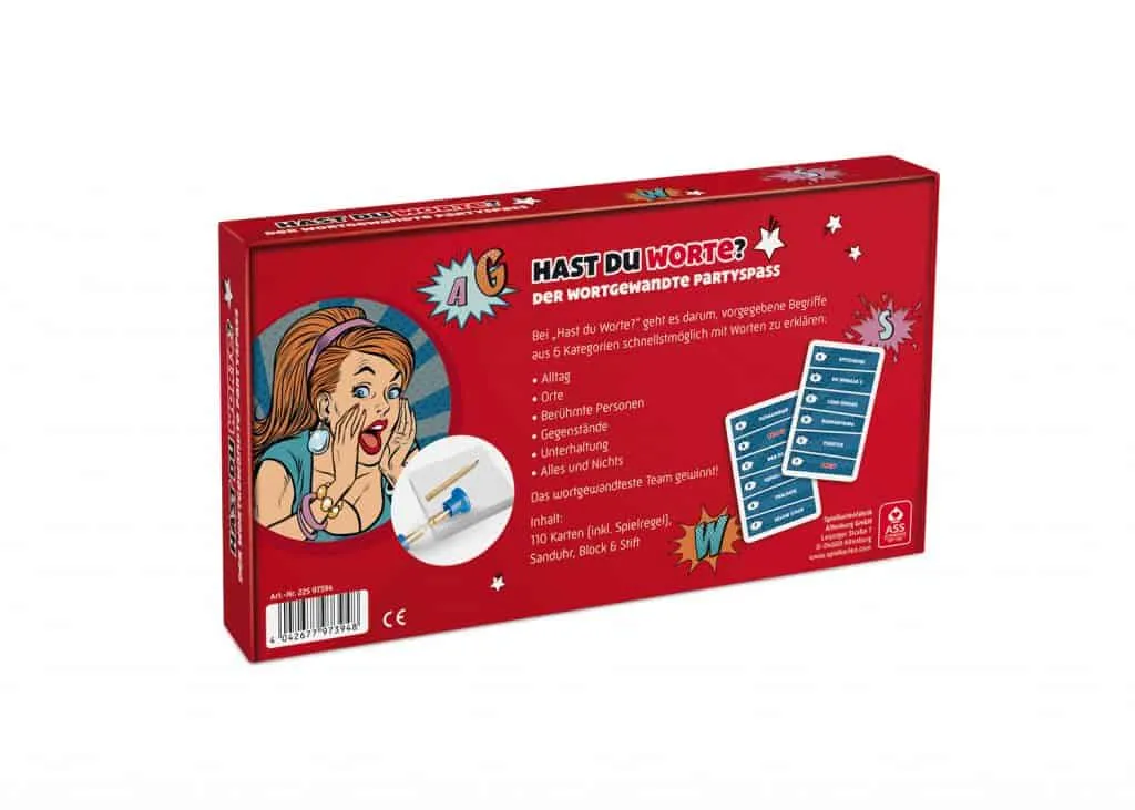 ASS Partyspiel Hast Du Worte?