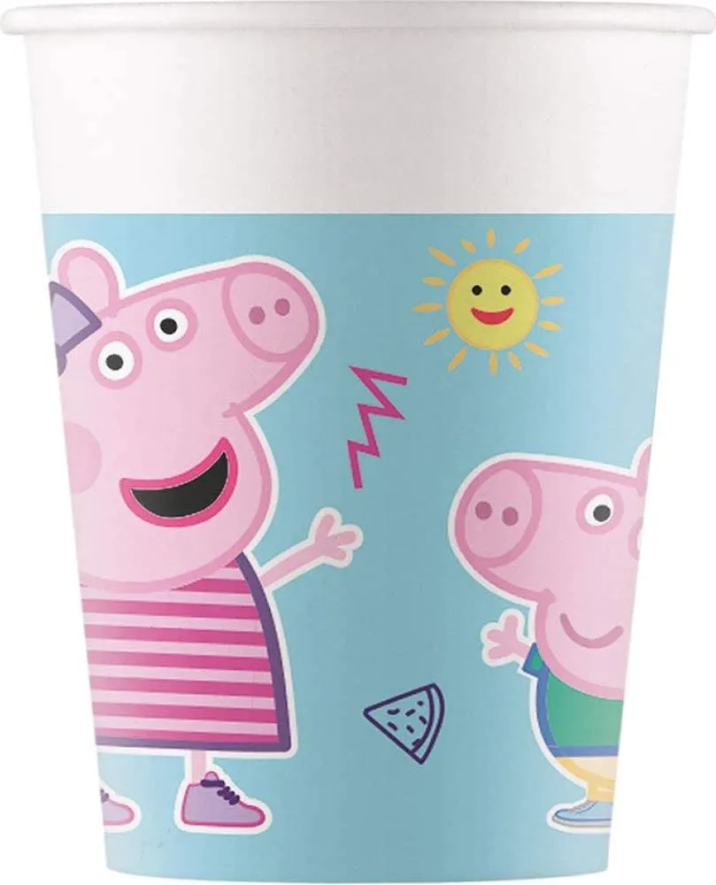 Peppa Wutz - Kindergeburtstags-Set  (kompostierbar, 36-teilig)