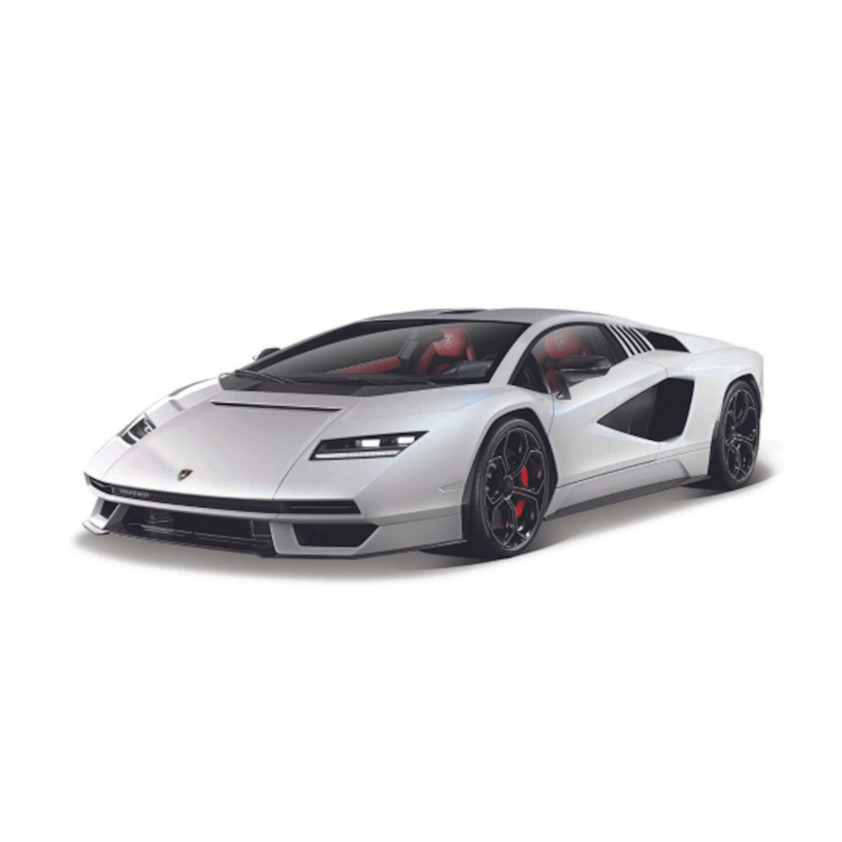 Bburago 18-21102 - Modellauto - Lamborghini Countach LPI 800-4 (weiß, Maßstab 1:24)