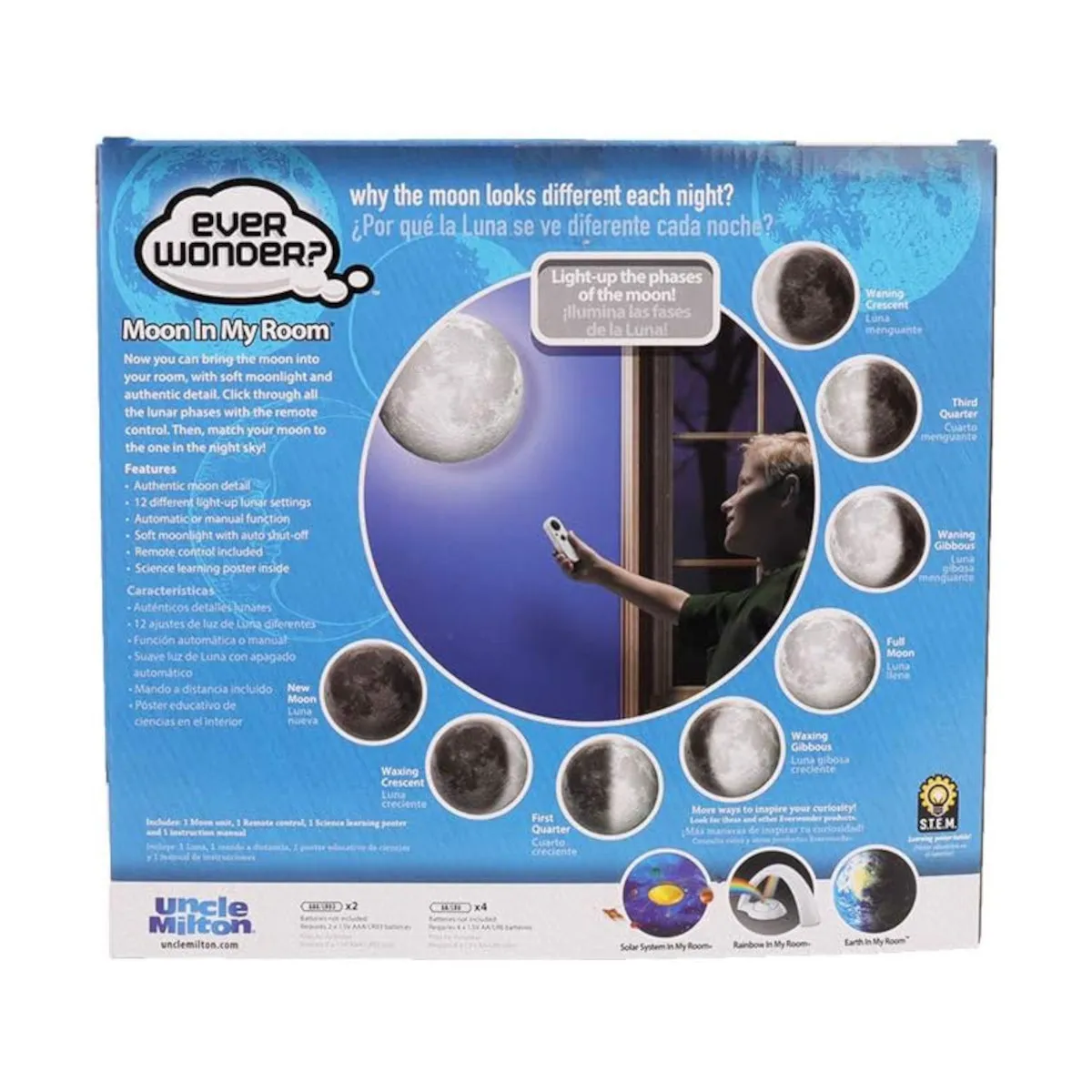 Uncle Milton - Nachtlicht - Moon in my room