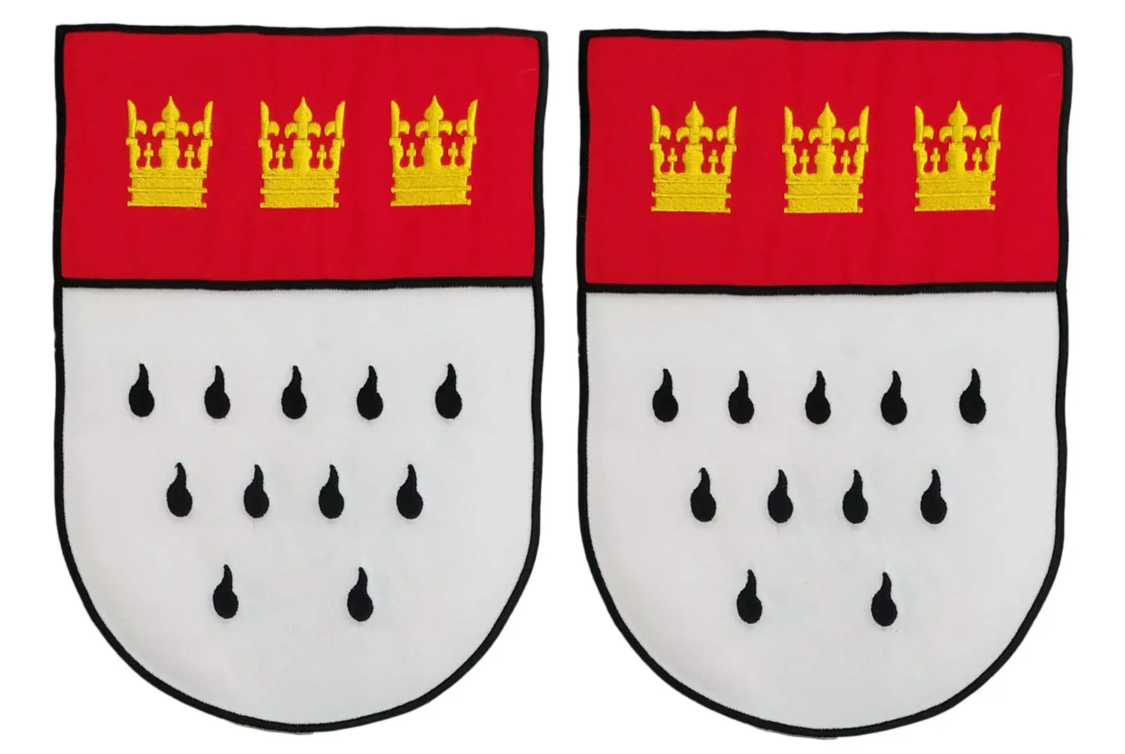 2x Aufbügler "Kölner Wappen" XXL 