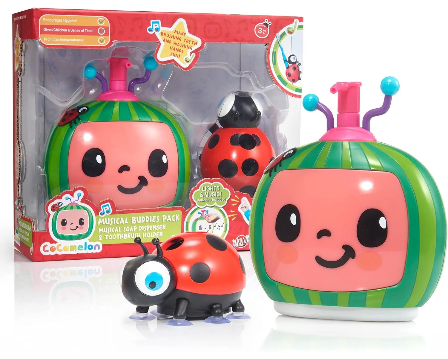 WOW! Stuff - Cocomelon - singender Zahnbürstenhalter und Seifenspender