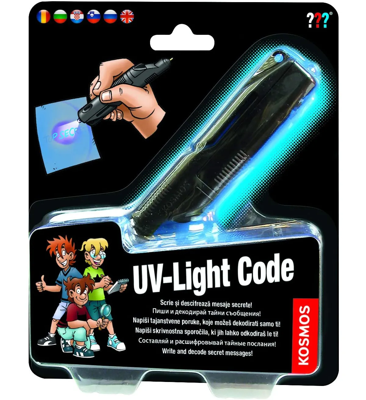 Kosmos 7616151 - Die Die Fragezeichen ??? - UV-Light Code