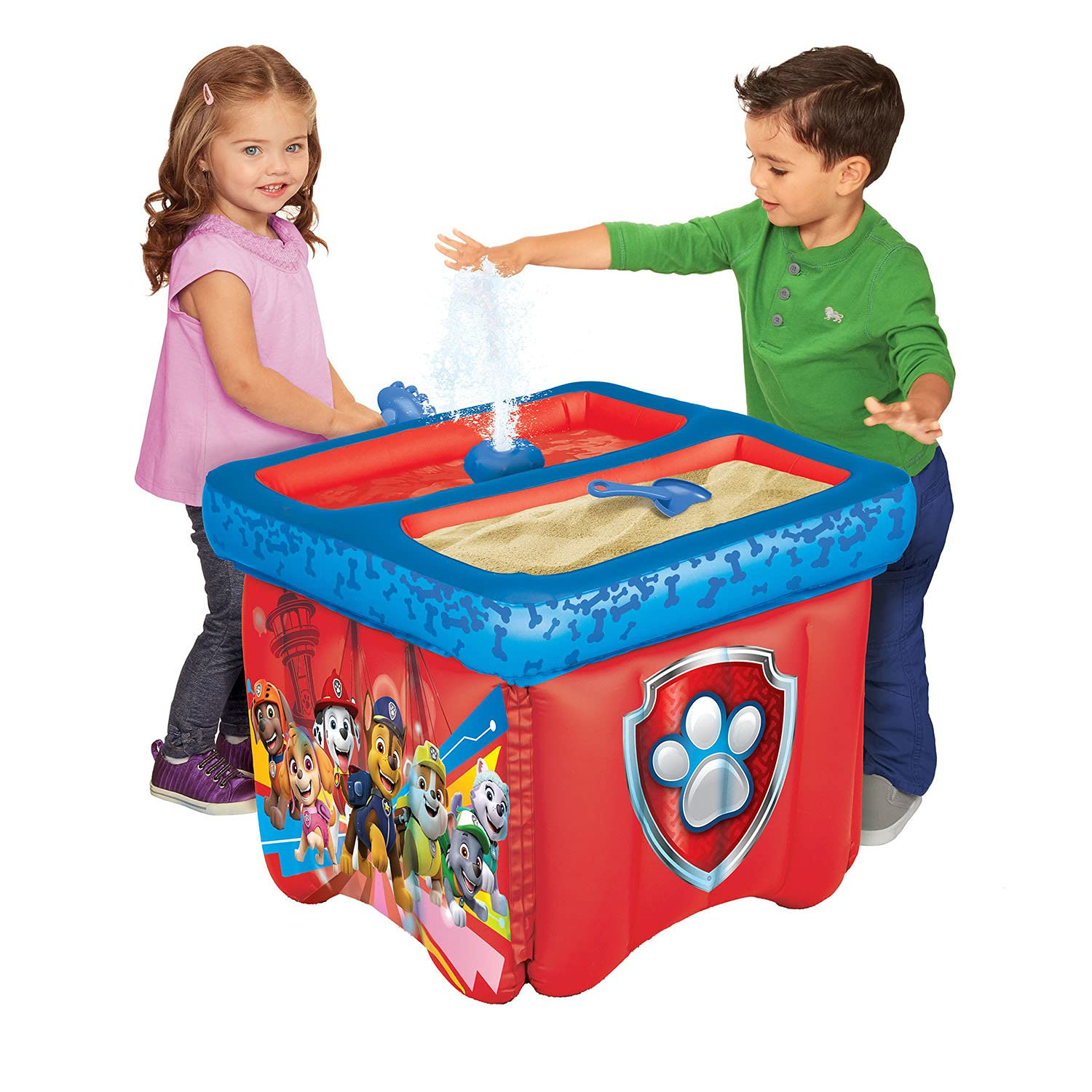 Spin Master 603841 - Paw Patrol - aufblasbarer Sand- & Wasserspieltisch