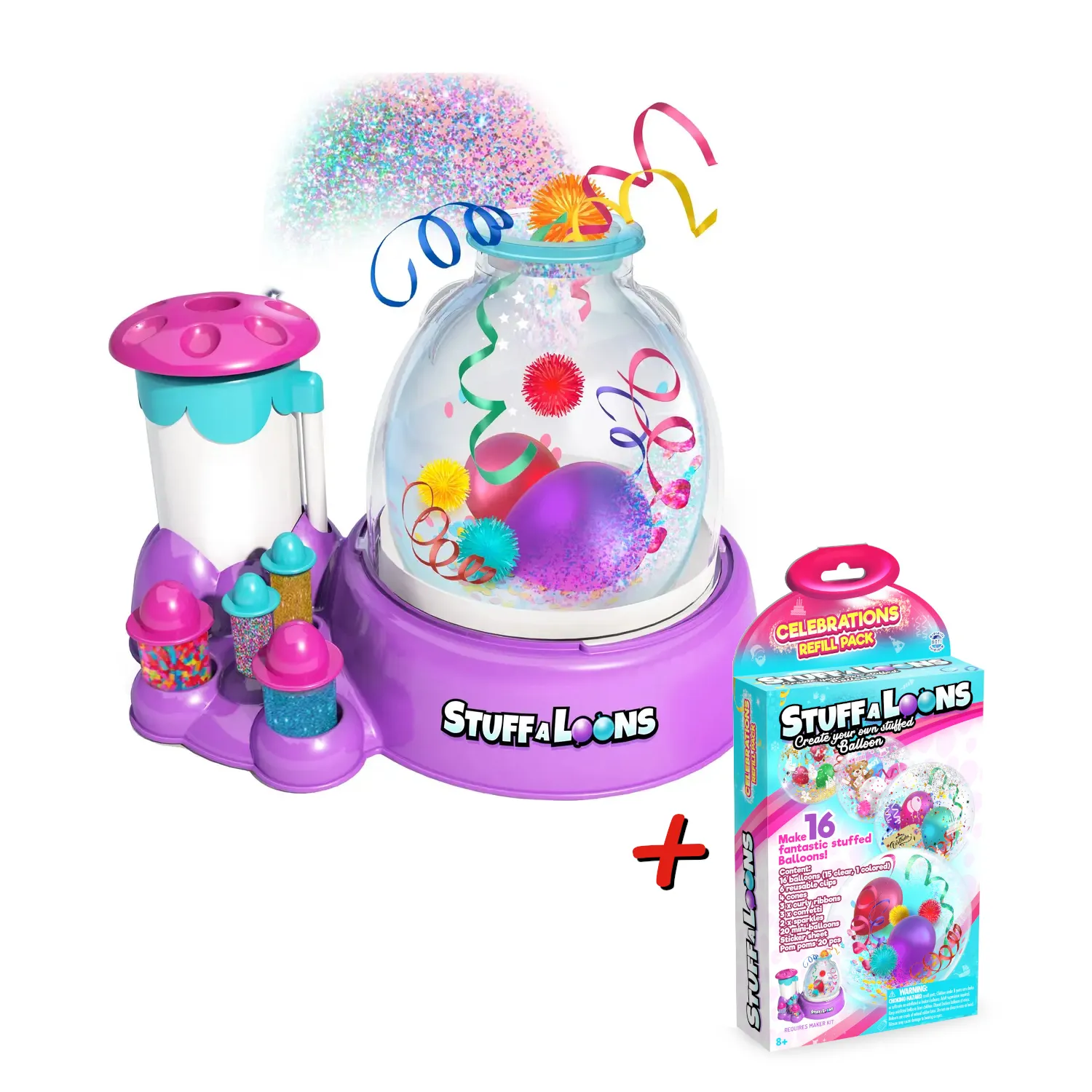 BOTI 36860 - STUFFALOONS - Maker Station + Celebrations Refill Pack