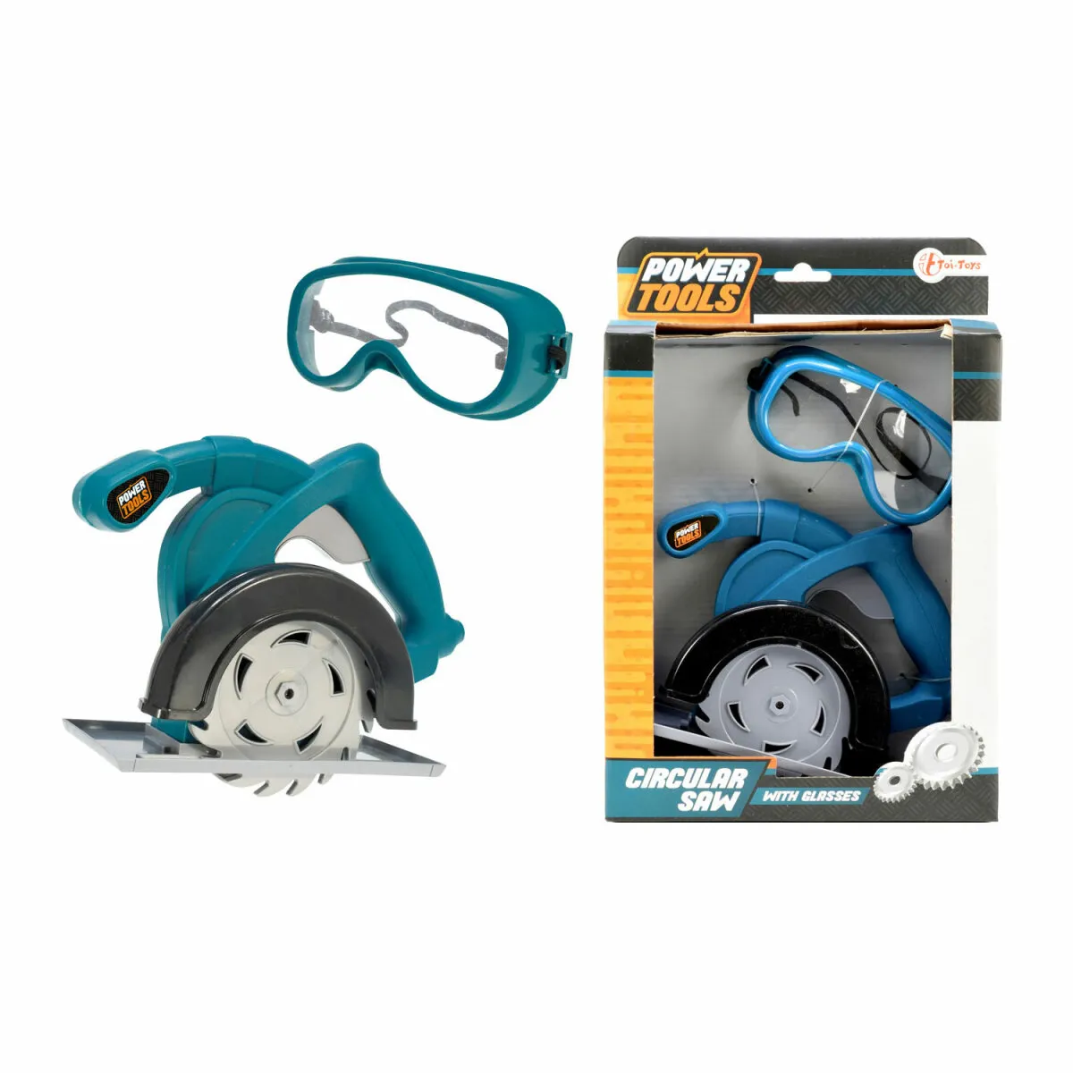 Toi-Toys - Power Tools - Kreissäge + Schutzbrille