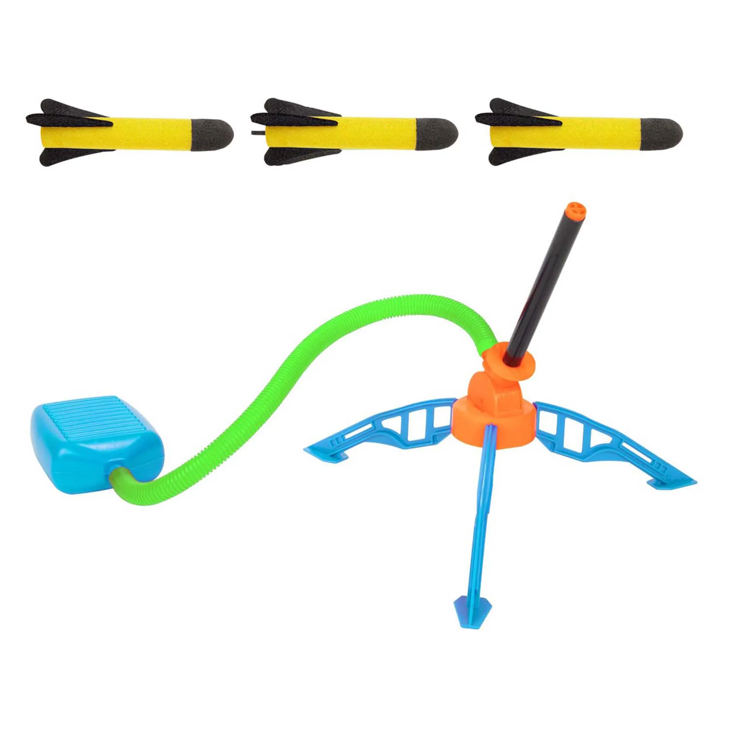 Toi-Toys 64587Z - PLAY OUT Luftdruckrakete - Startanlage