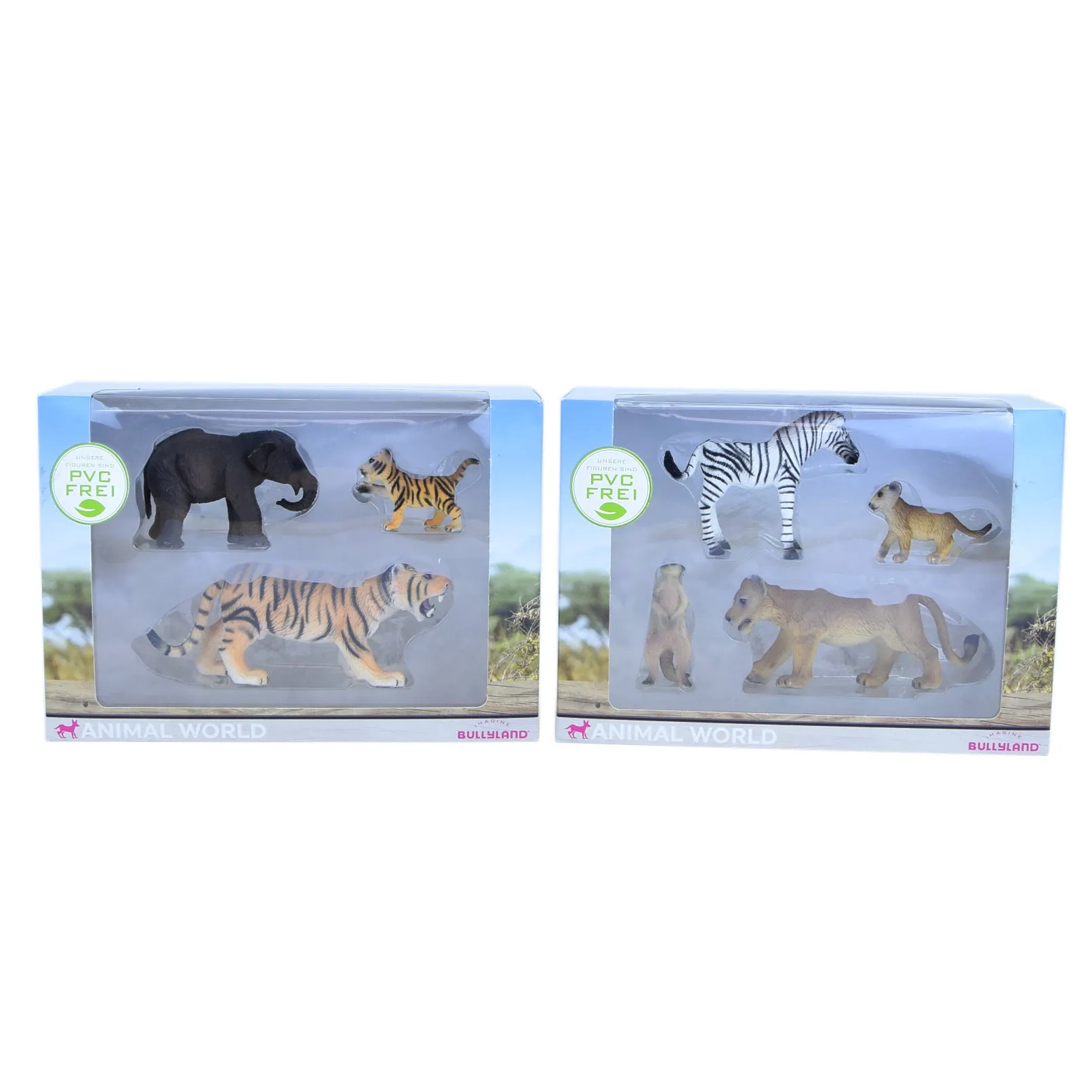 Animal World Figuren Bullyland Wildnis 7 Tiere