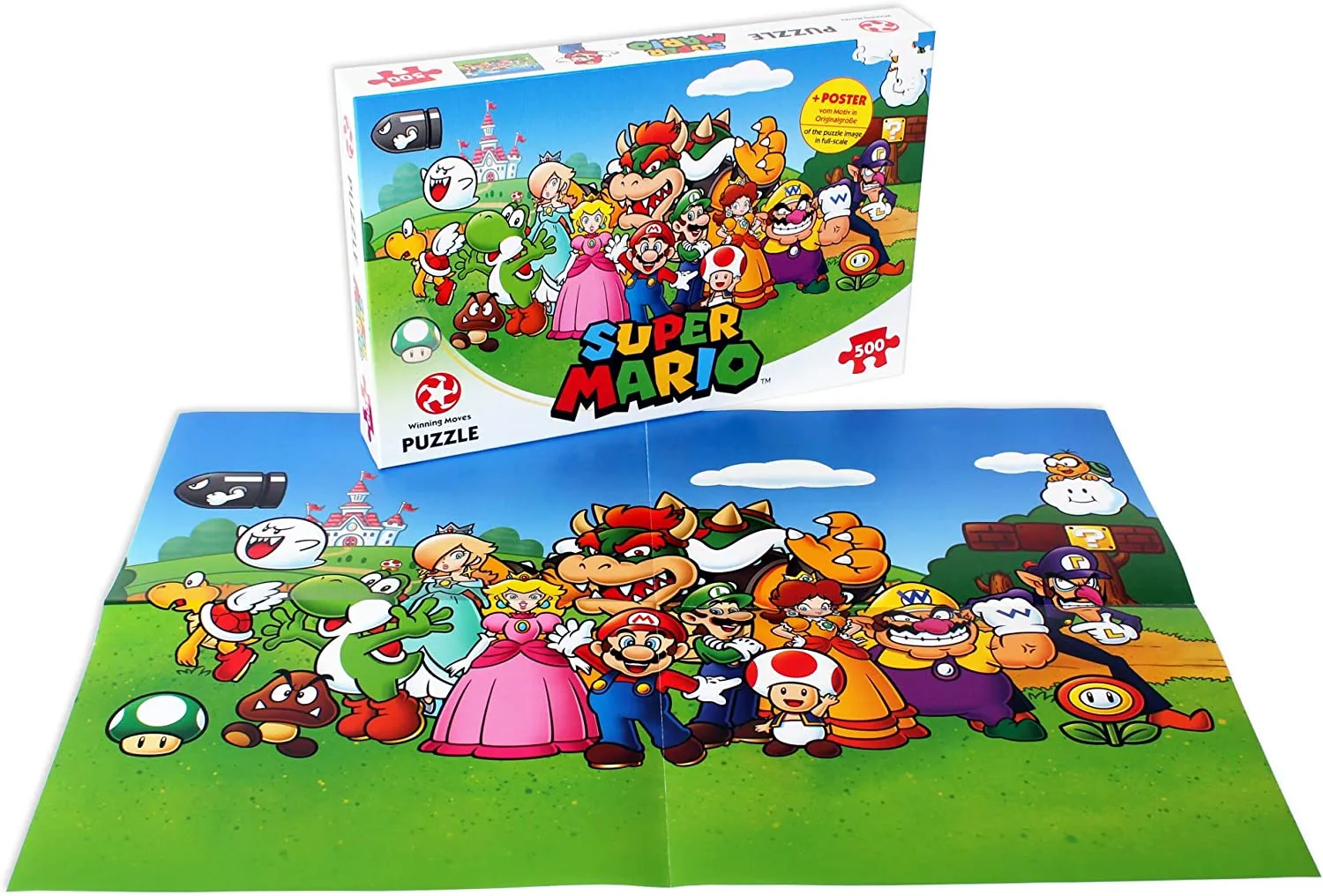 Puzzle Super Mario - Mario and Friends (500 Teile)